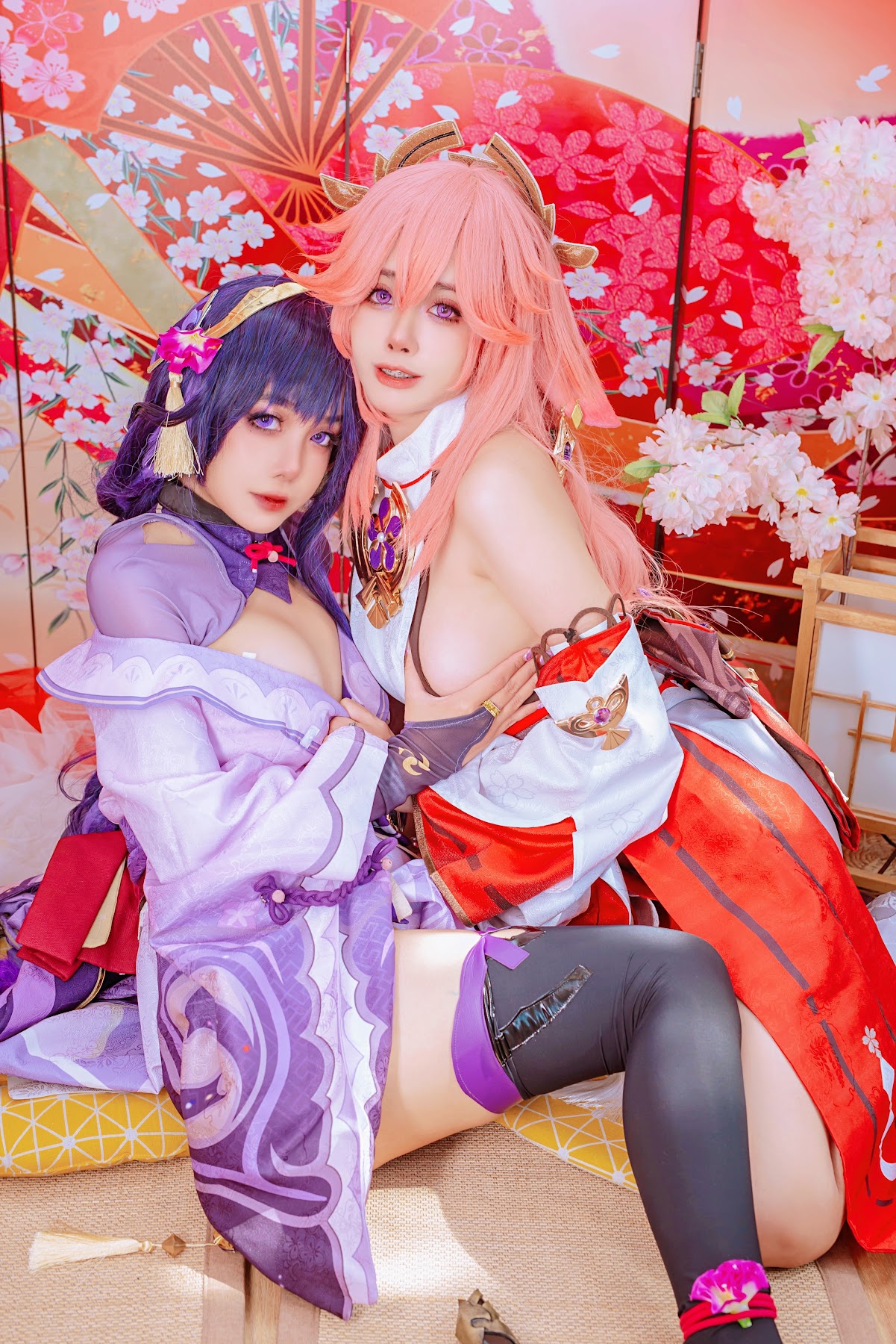 Coser@Byoru – Yae Miko x Raiden Shogun - P6