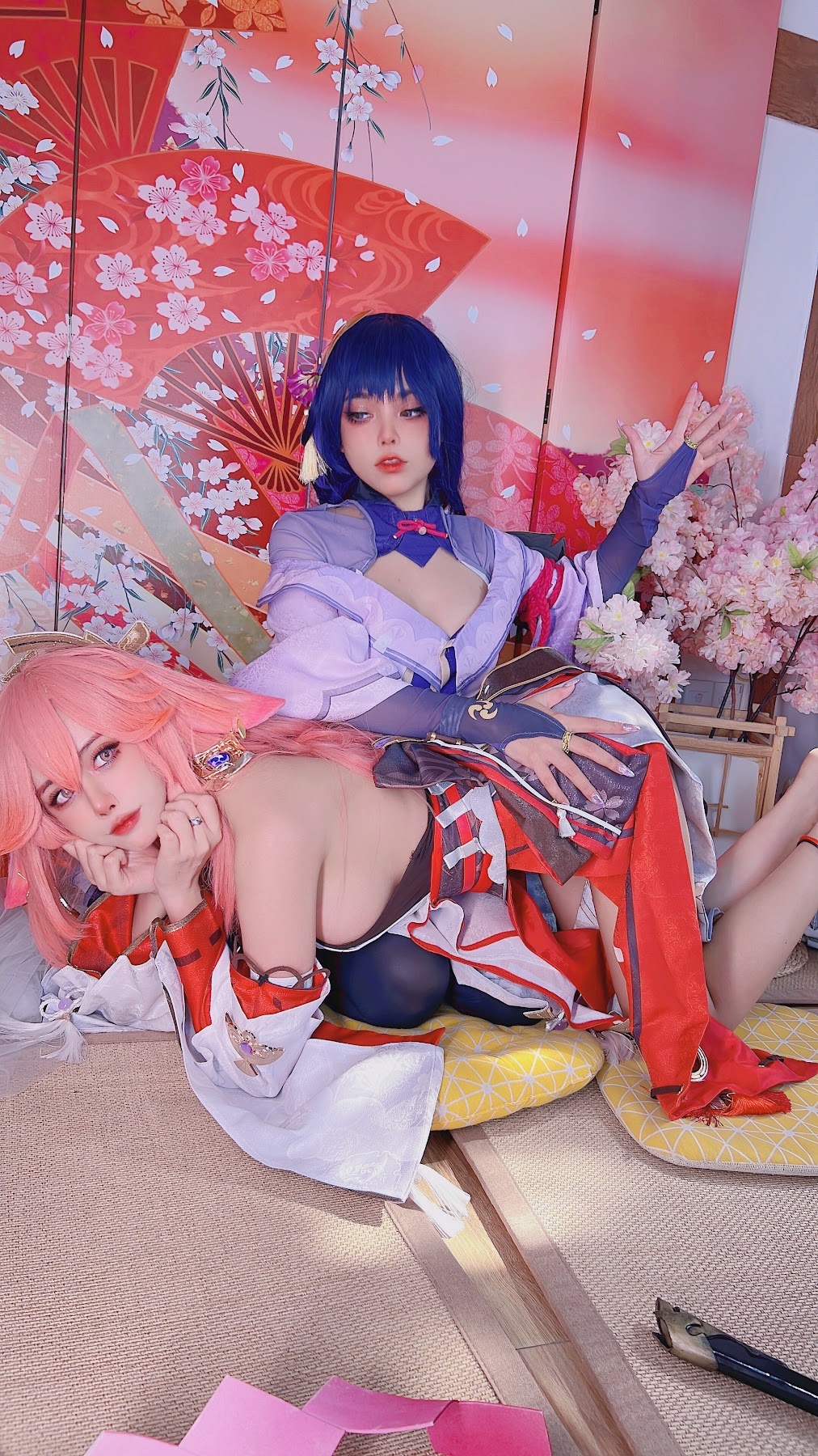 Coser@Byoru – Yae Miko x Raiden Shogun - P75