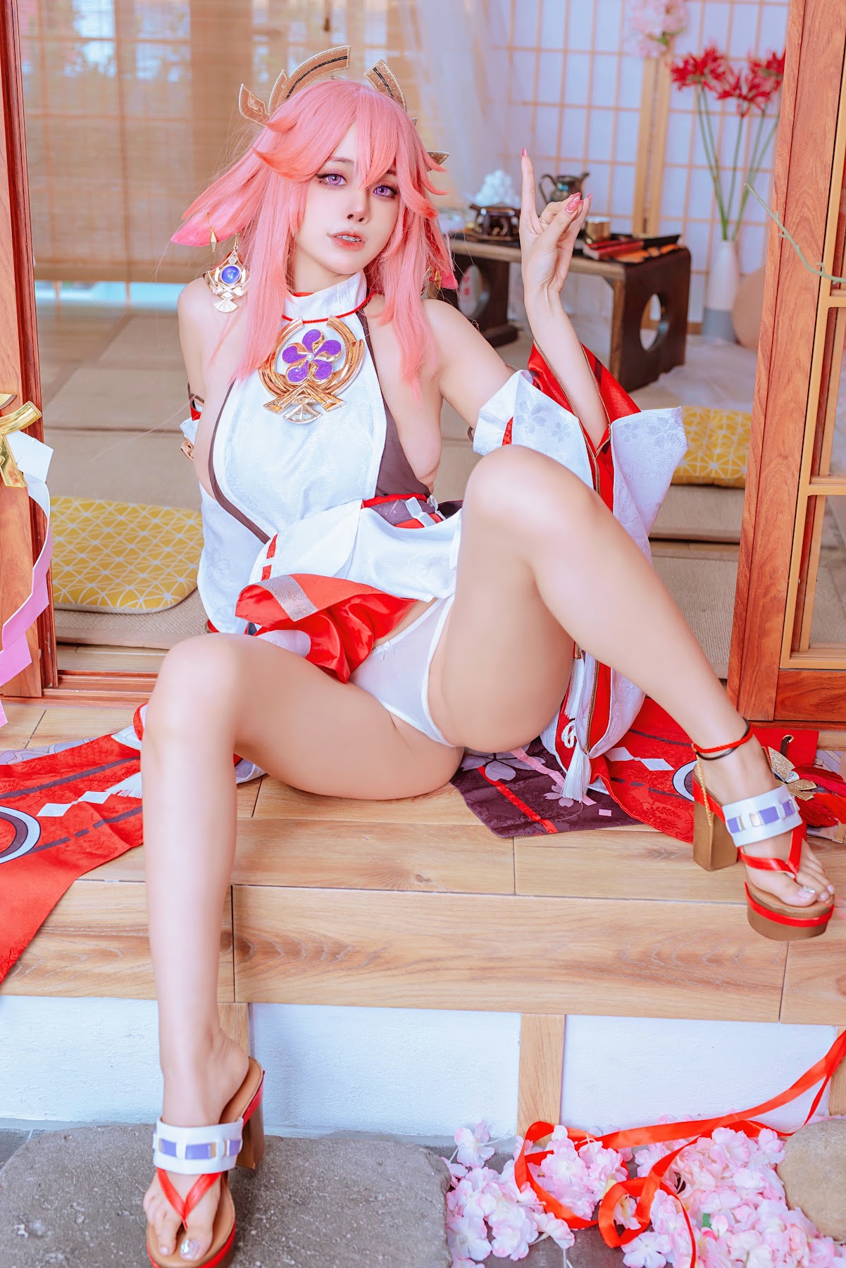Coser@Byoru – Yae Miko x Raiden Shogun - P78