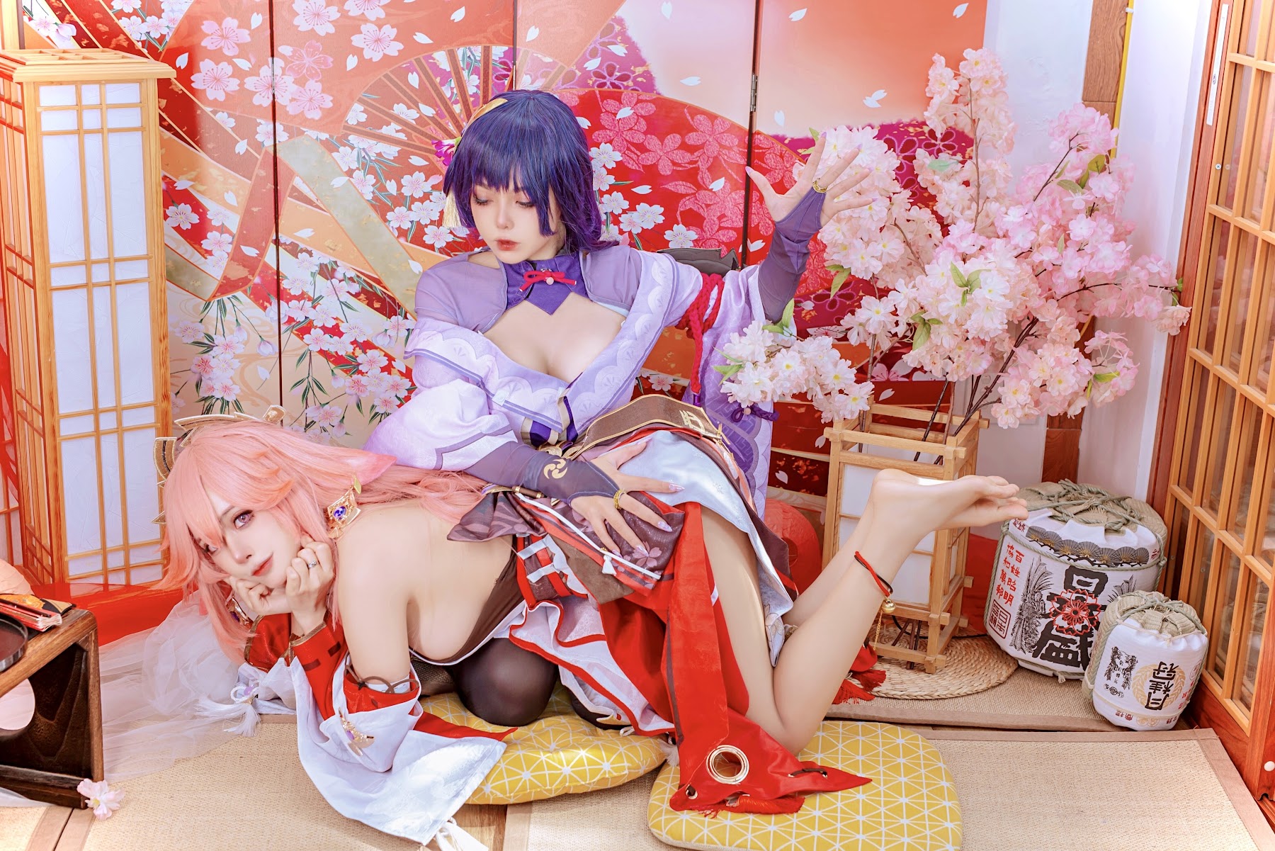 Coser@Byoru – Yae Miko x Raiden Shogun - P7