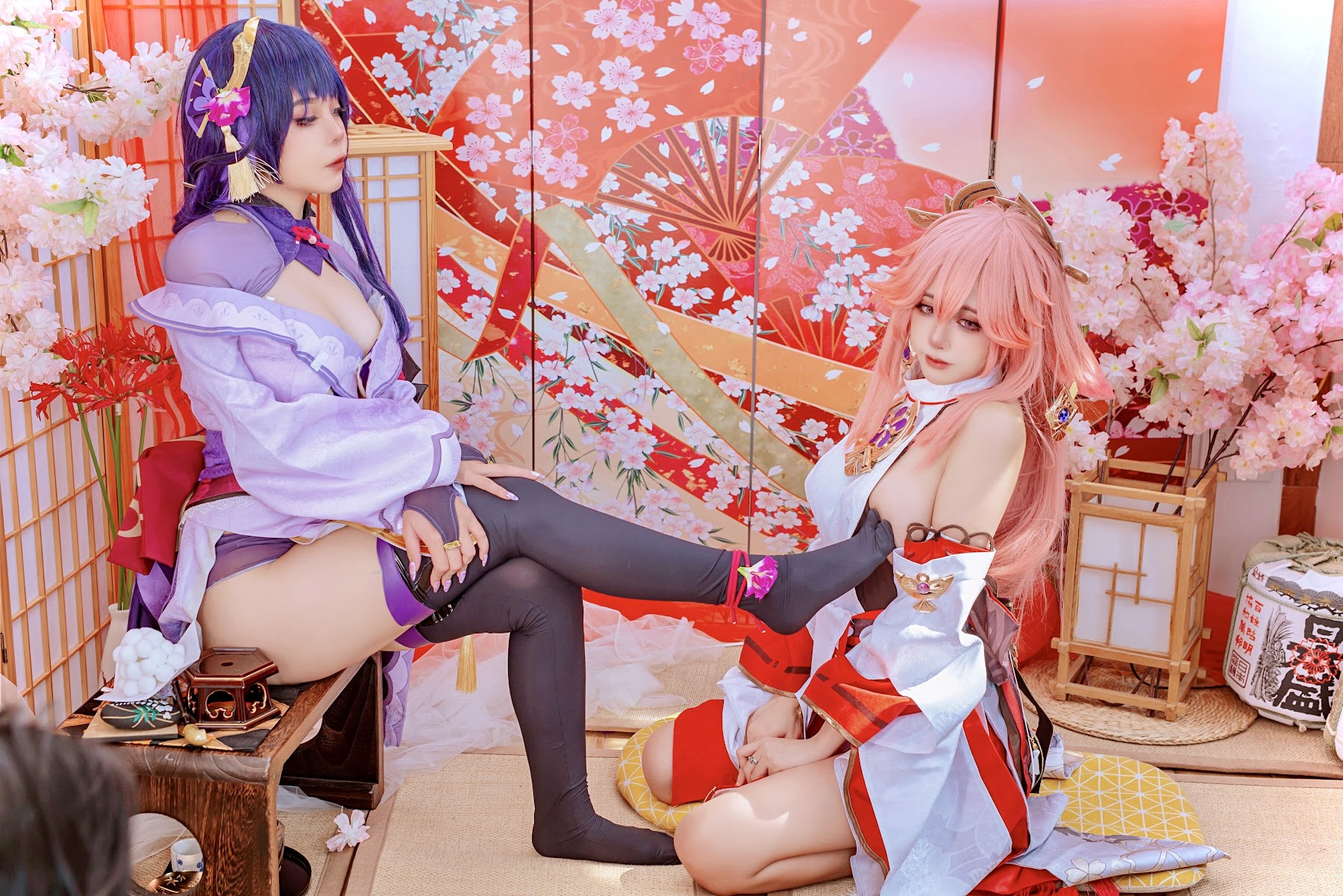 Coser@Byoru – Yae Miko x Raiden Shogun - P8