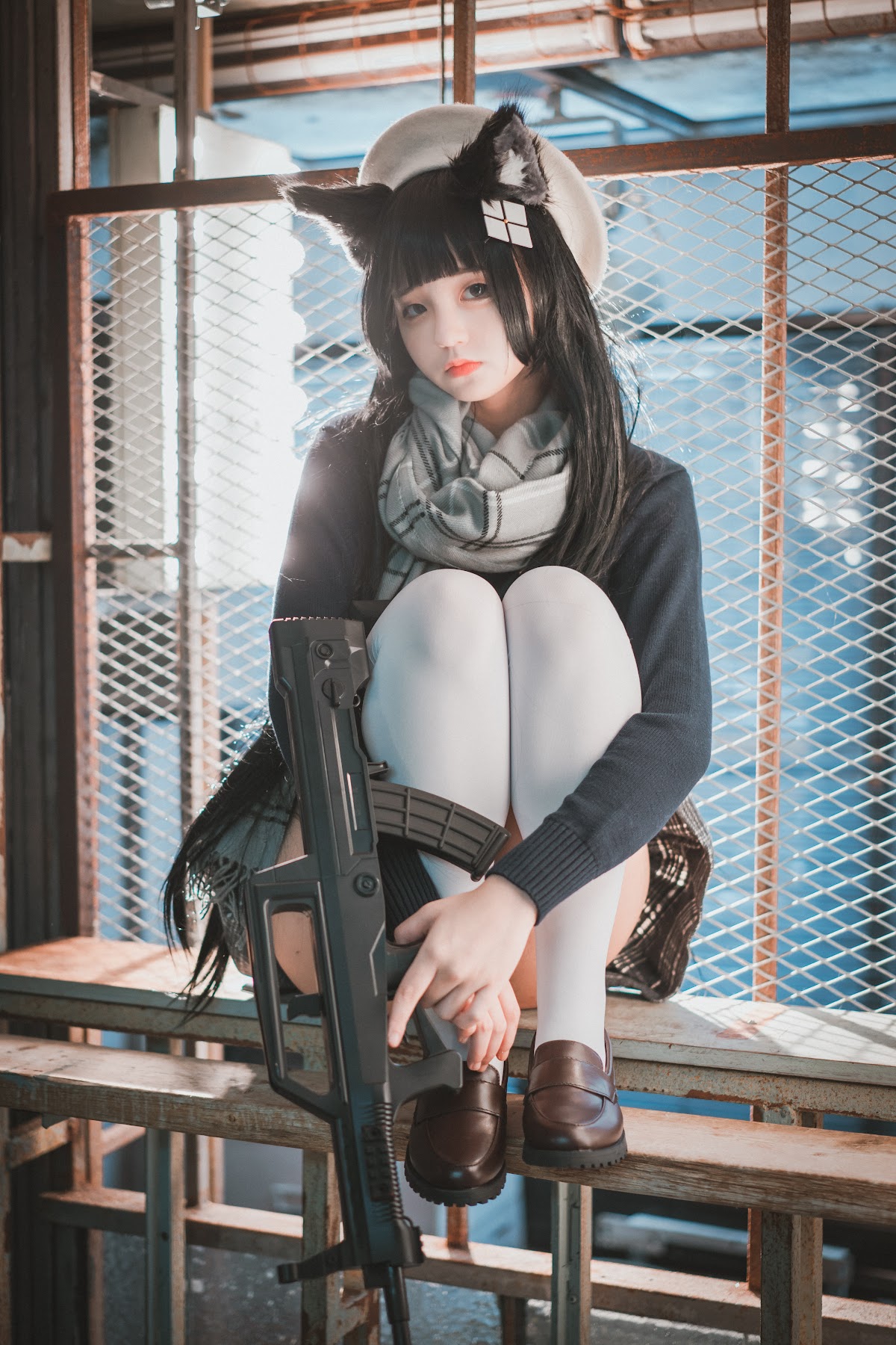 DJAWA Photo – Jeong Jenny (정제니) – Girls’ Frontline – Type 95 (Pure White Graduation ver.) - P12