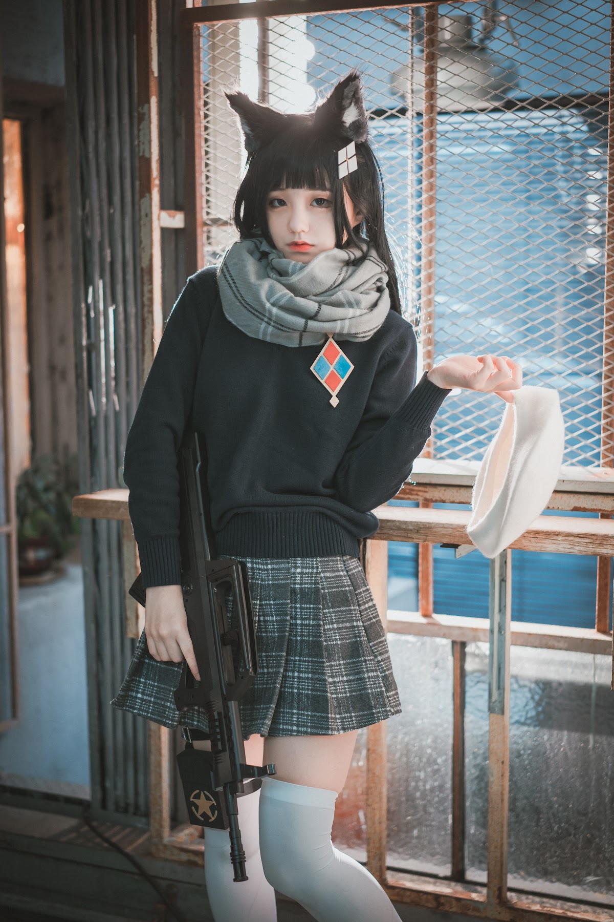 DJAWA Photo – Jeong Jenny (정제니) – Girls’ Frontline – Type 95 (Pure White Graduation ver.) - P22