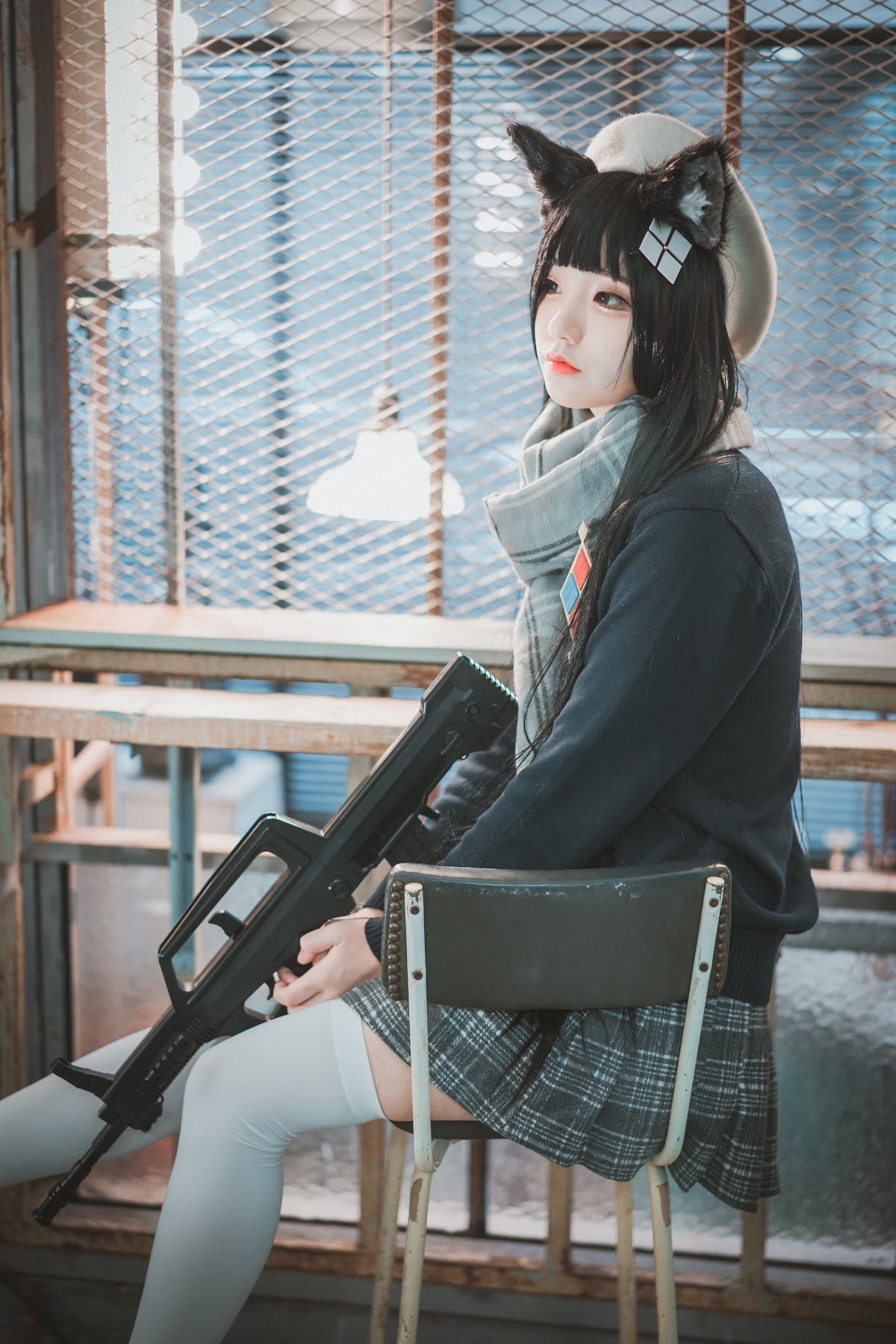DJAWA Photo – Jeong Jenny (정제니) – Girls’ Frontline – Type 95 (Pure White Graduation ver.) - P3