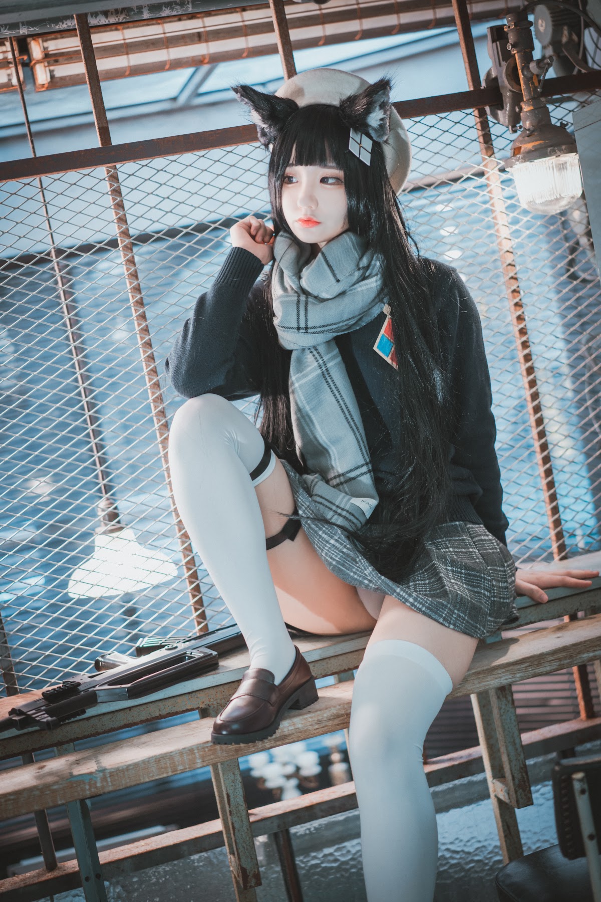 DJAWA Photo – Jeong Jenny (정제니) – Girls’ Frontline – Type 95 (Pure White Graduation ver.) - P4