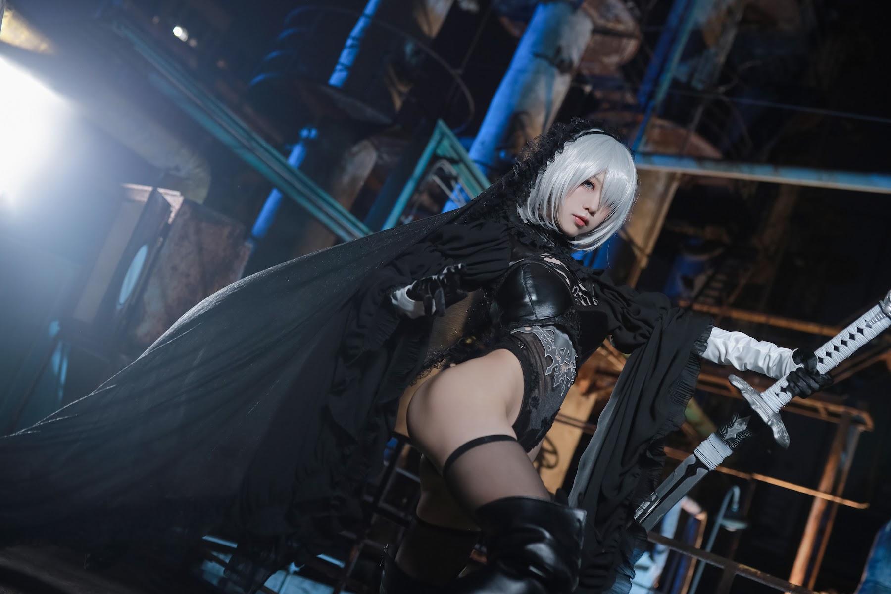 Coser@水淼Aqua Vol.039 黑白2B - P49