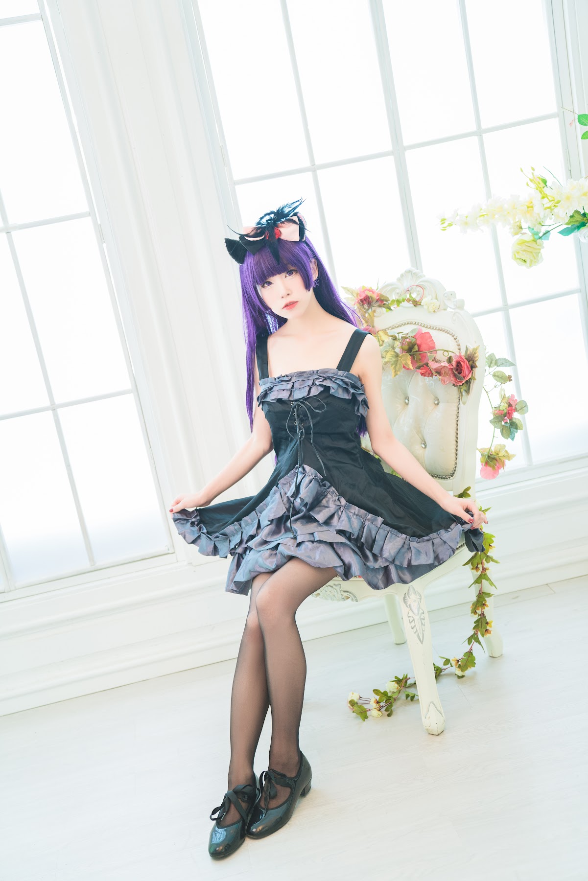 Coser@水淼Aqua Vol.032 黑猫 冷门小礼服 - P2