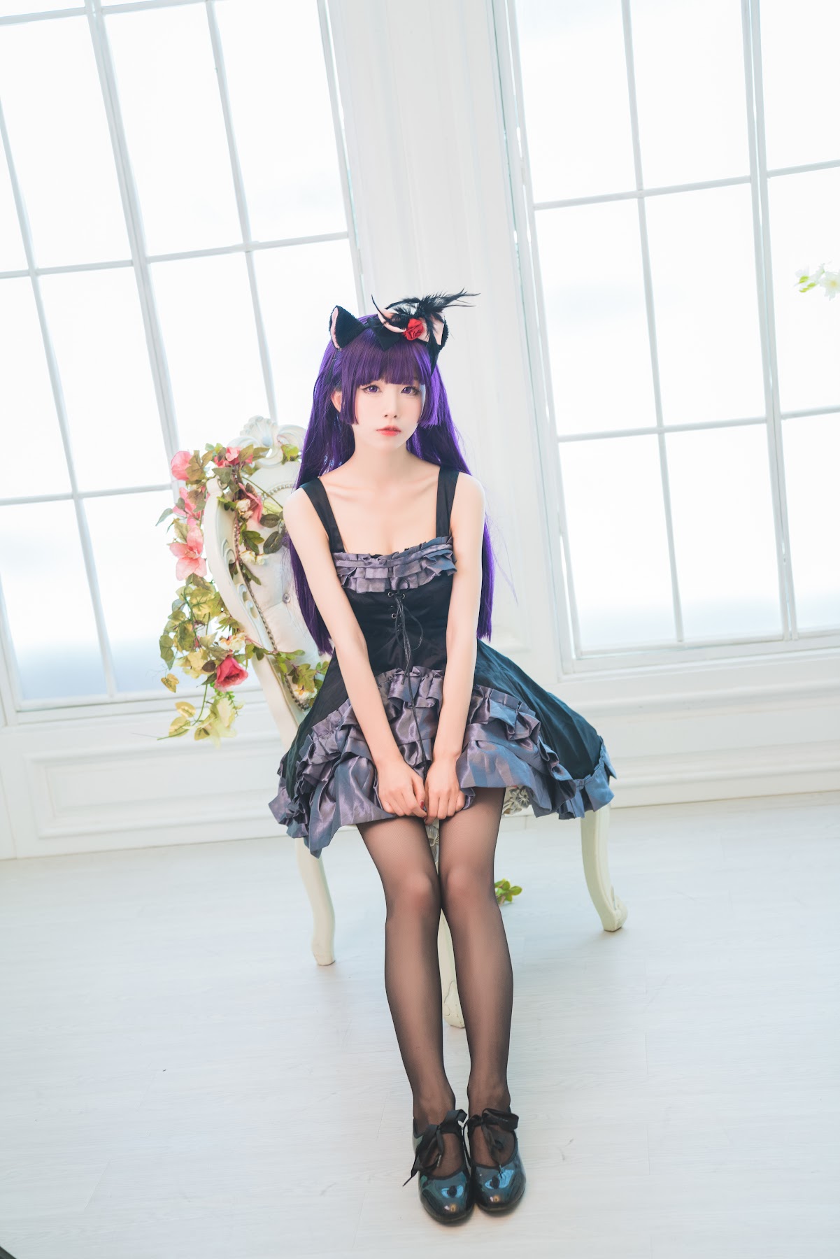 Coser@水淼Aqua Vol.032 黑猫 冷门小礼服 - P3
