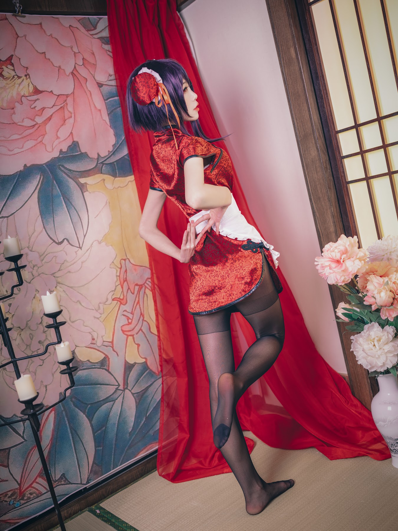 Coser@水淼Aqua Vol.029 霞之丘诗羽 旗袍 - P9