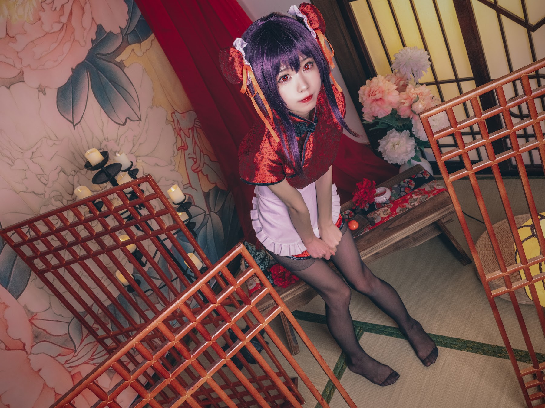 Coser@水淼Aqua Vol.029 霞之丘诗羽 旗袍 - P11