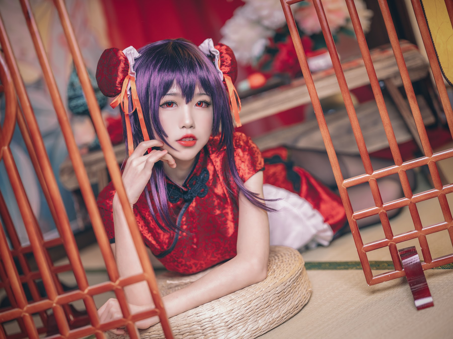 Coser@水淼Aqua Vol.029 霞之丘诗羽 旗袍 - P13