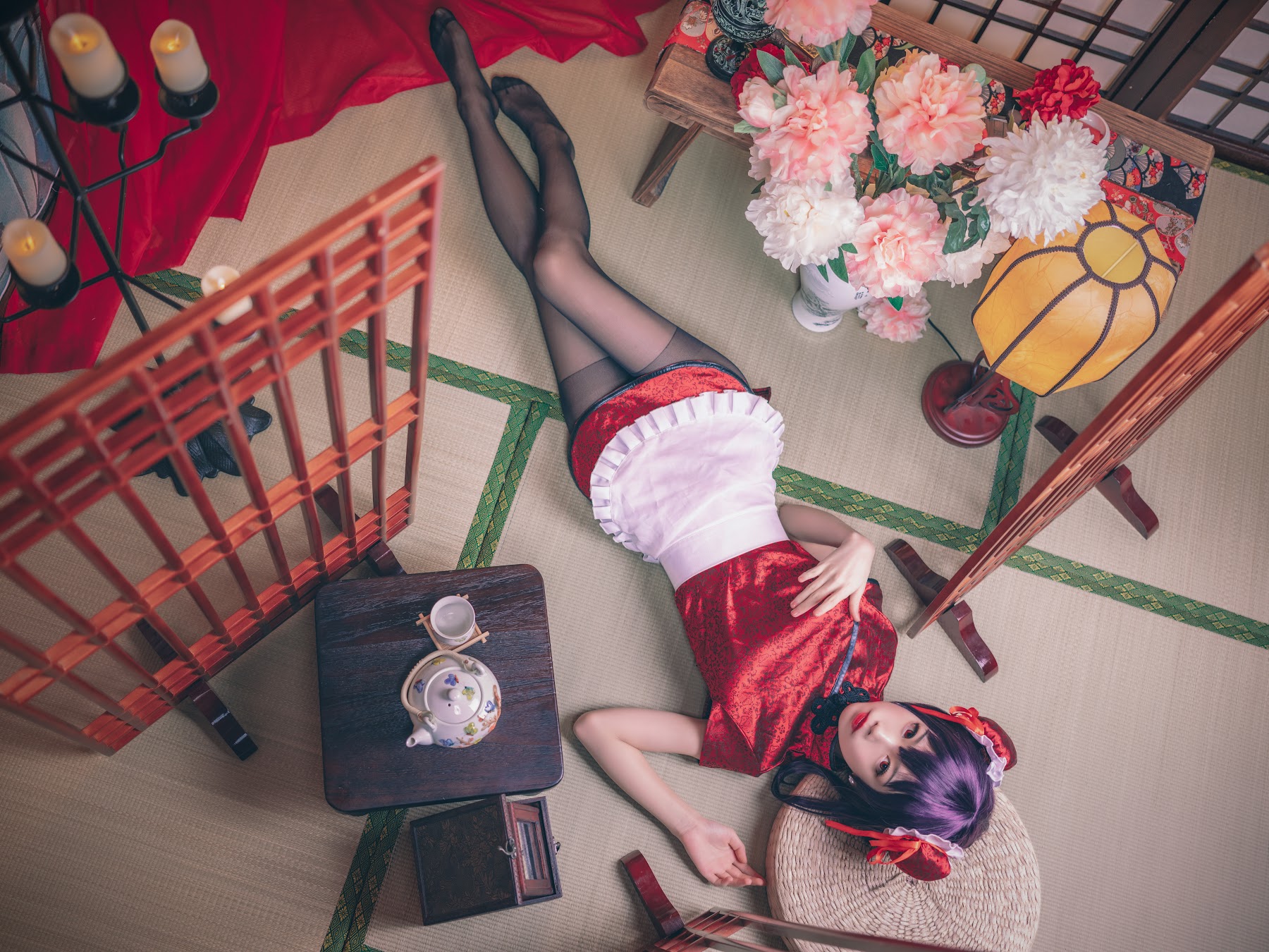 Coser@水淼Aqua Vol.029 霞之丘诗羽 旗袍 - P15
