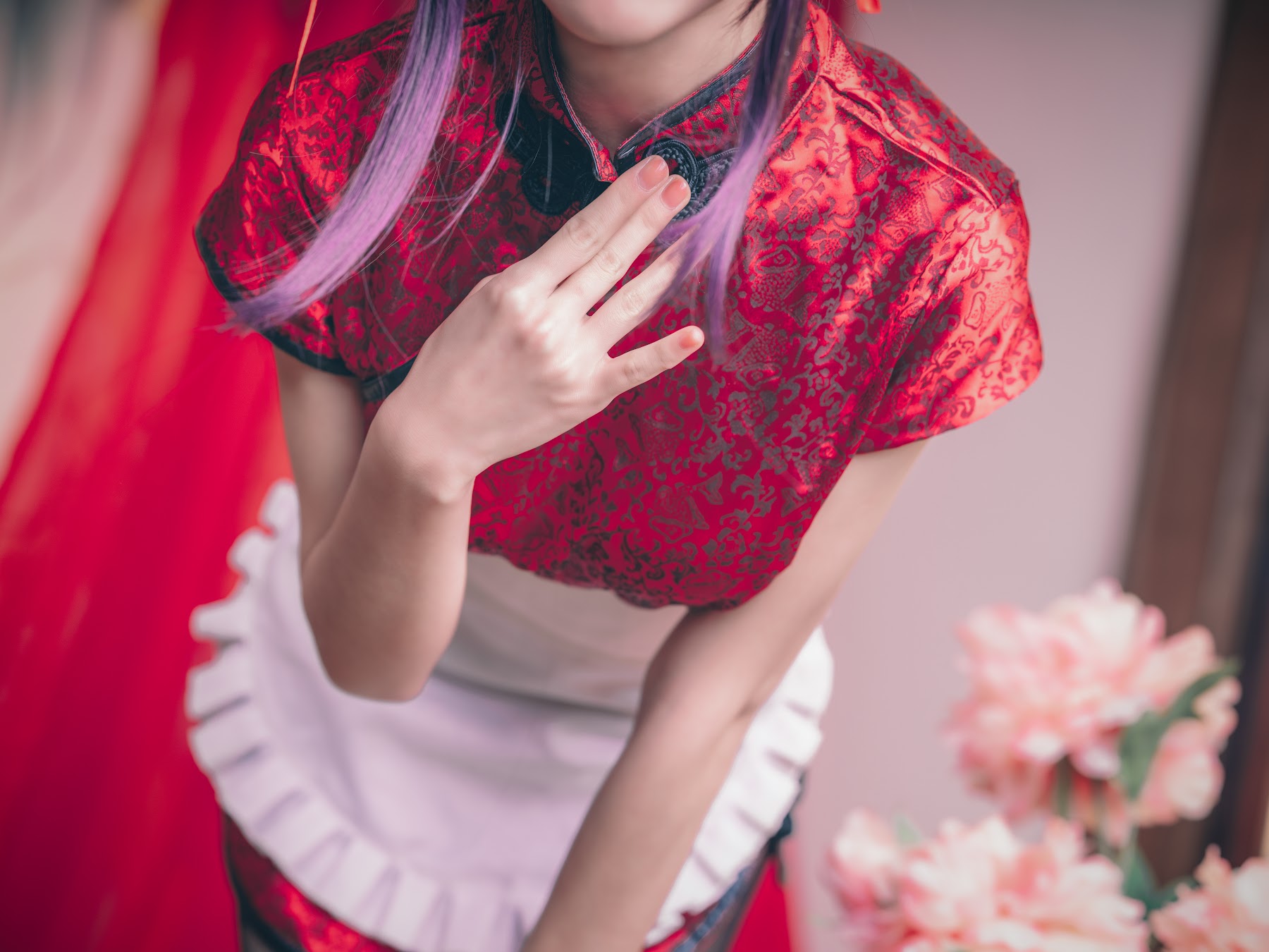 Coser@水淼Aqua Vol.029 霞之丘诗羽 旗袍 - P17