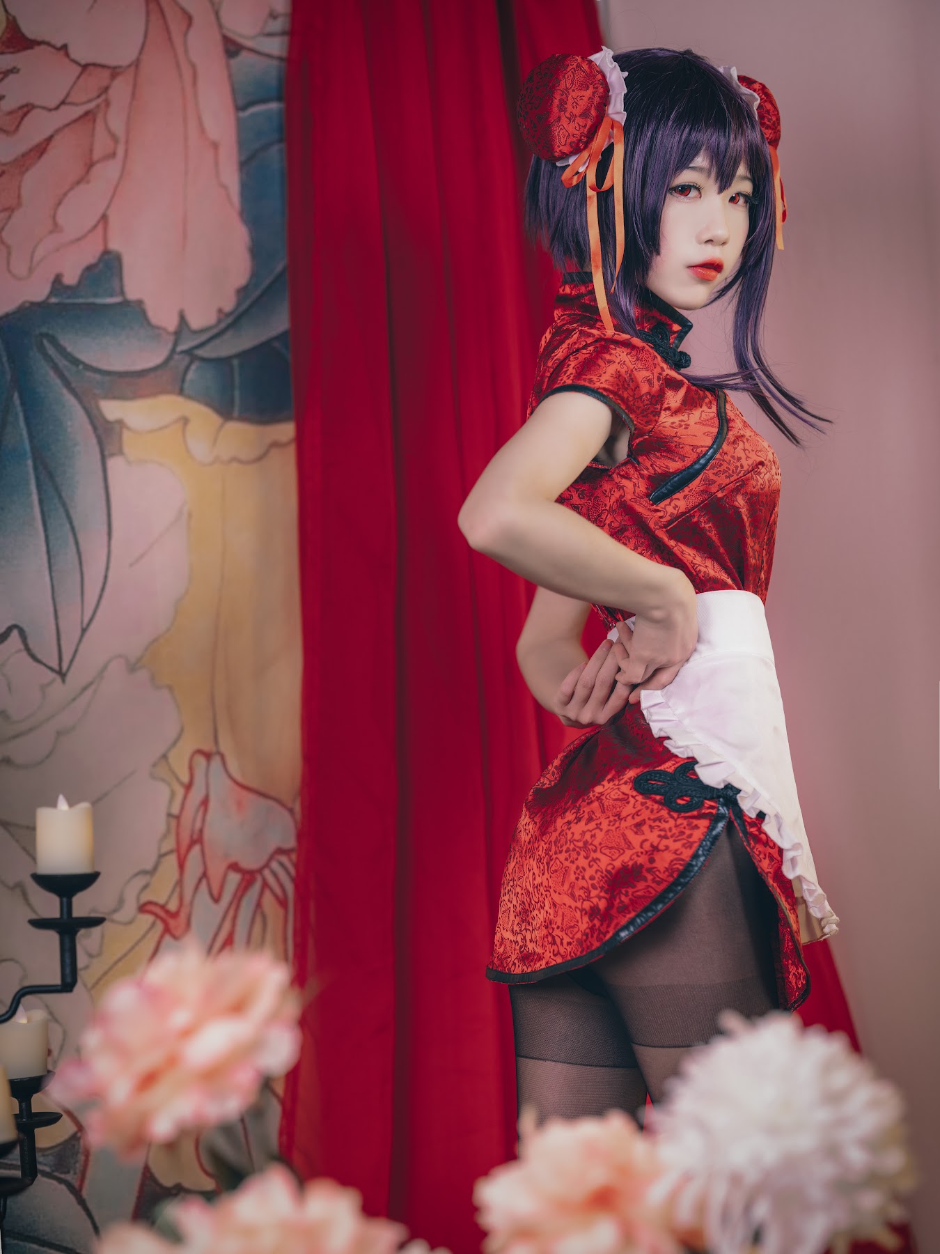 Coser@水淼Aqua Vol.029 霞之丘诗羽 旗袍 - P23