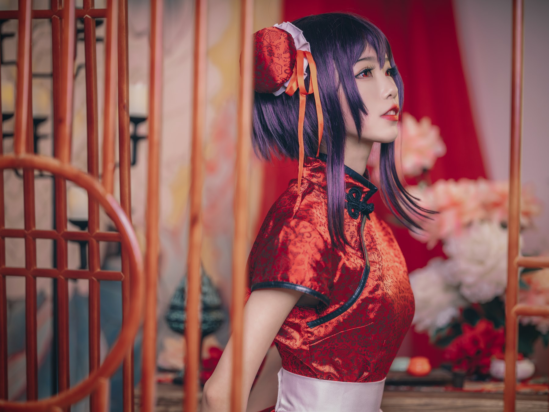 Coser@水淼Aqua Vol.029 霞之丘诗羽 旗袍 - P27