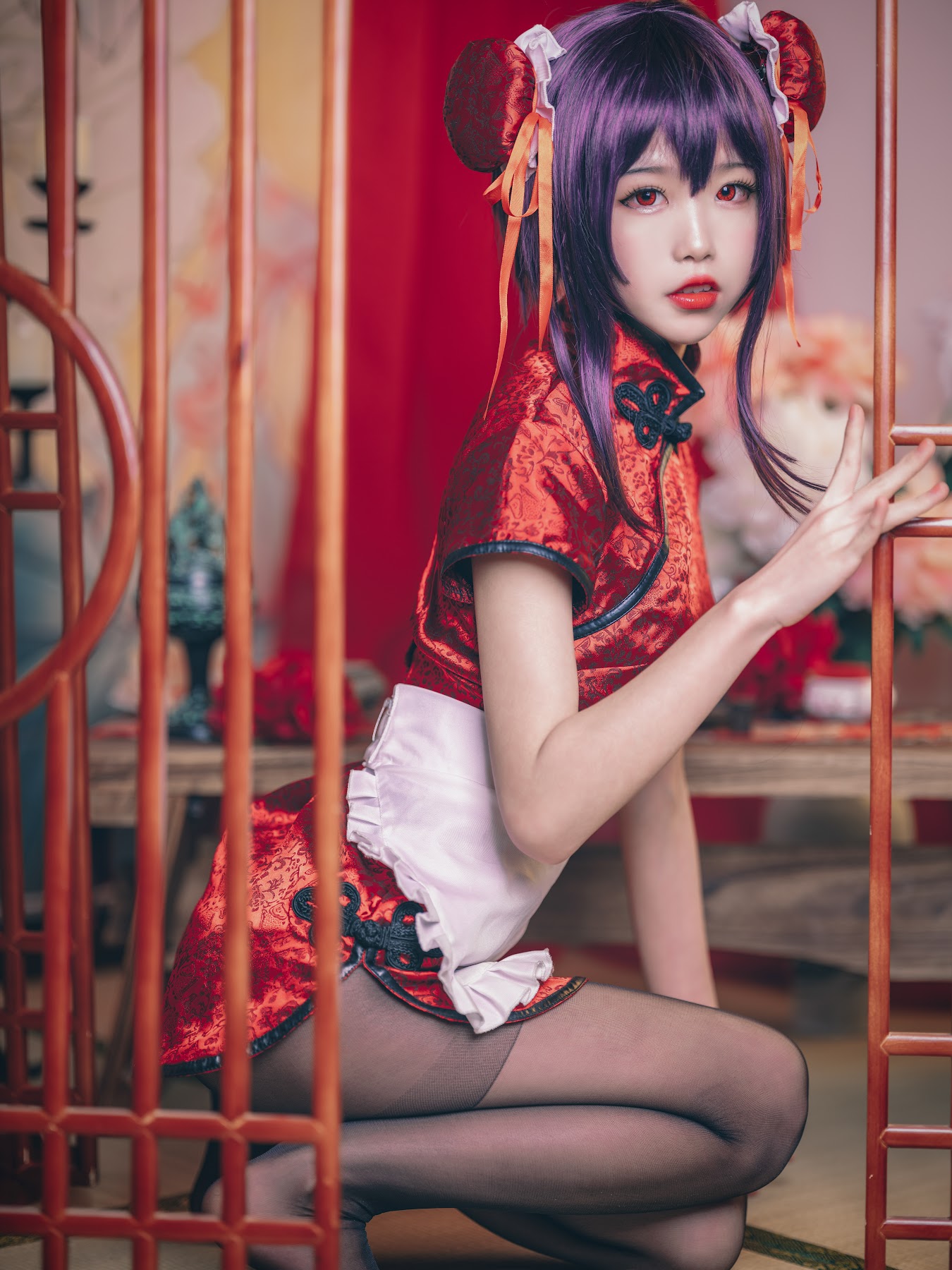 Coser@水淼Aqua Vol.029 霞之丘诗羽 旗袍 - P29