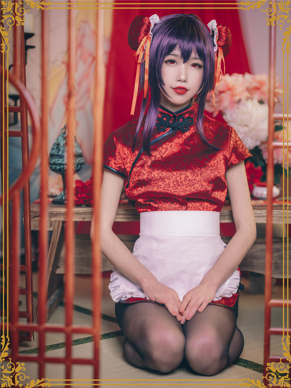 Coser@水淼Aqua Vol.029 霞之丘诗羽 旗袍 - P7