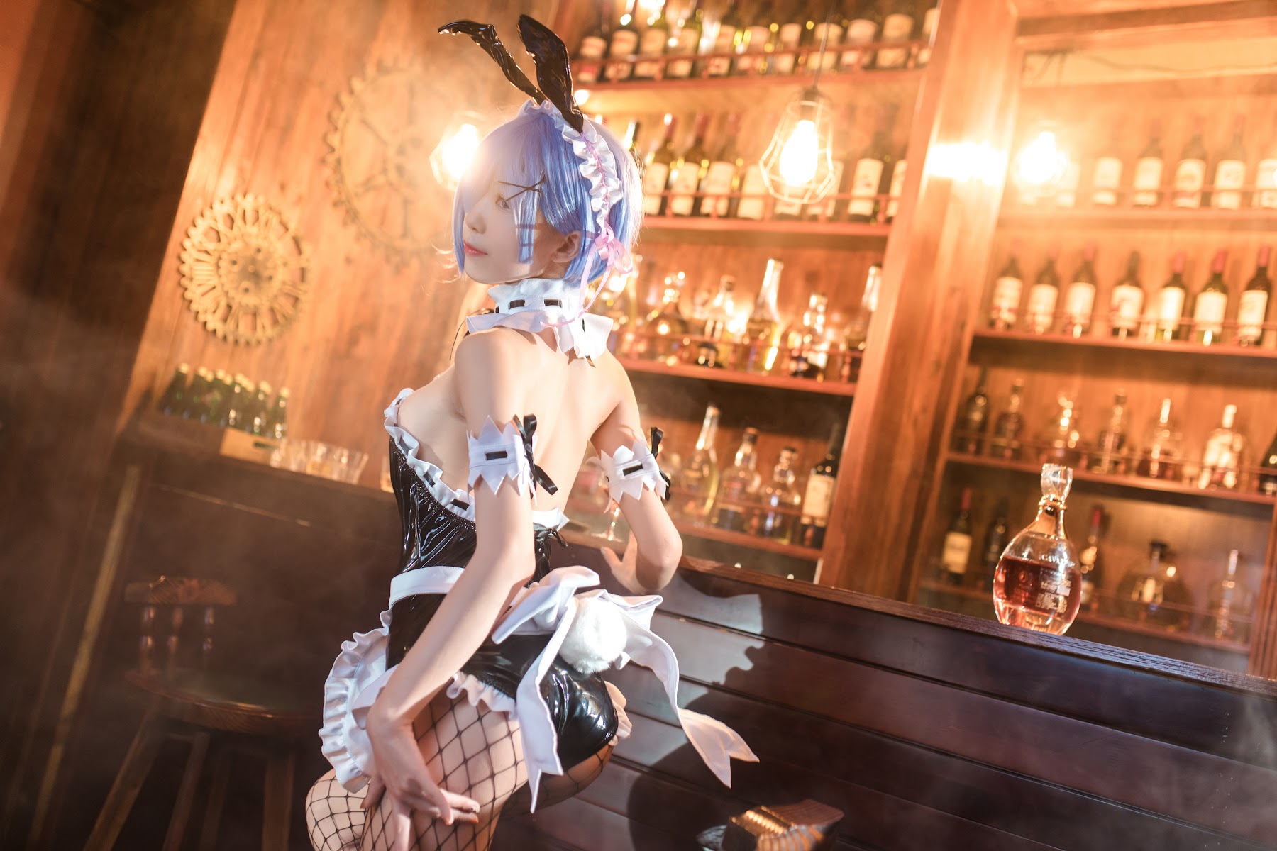 Coser@水淼Aqua Vol.025 蕾姆 兔女郎 - P13