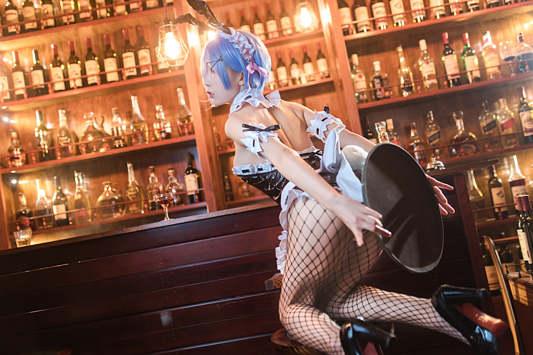 Coser@水淼Aqua Vol.025 蕾姆 兔女郎 - P14
