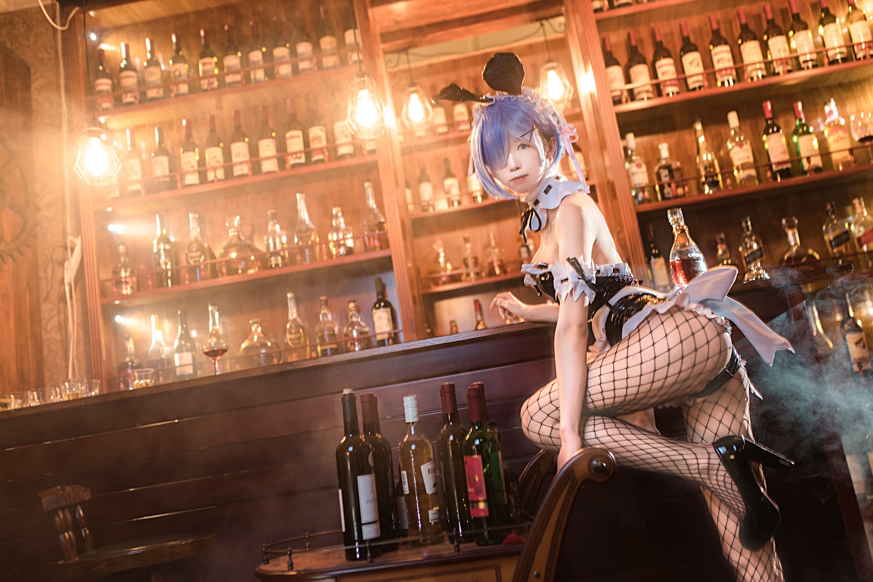 Coser@水淼Aqua Vol.025 蕾姆 兔女郎 - P16