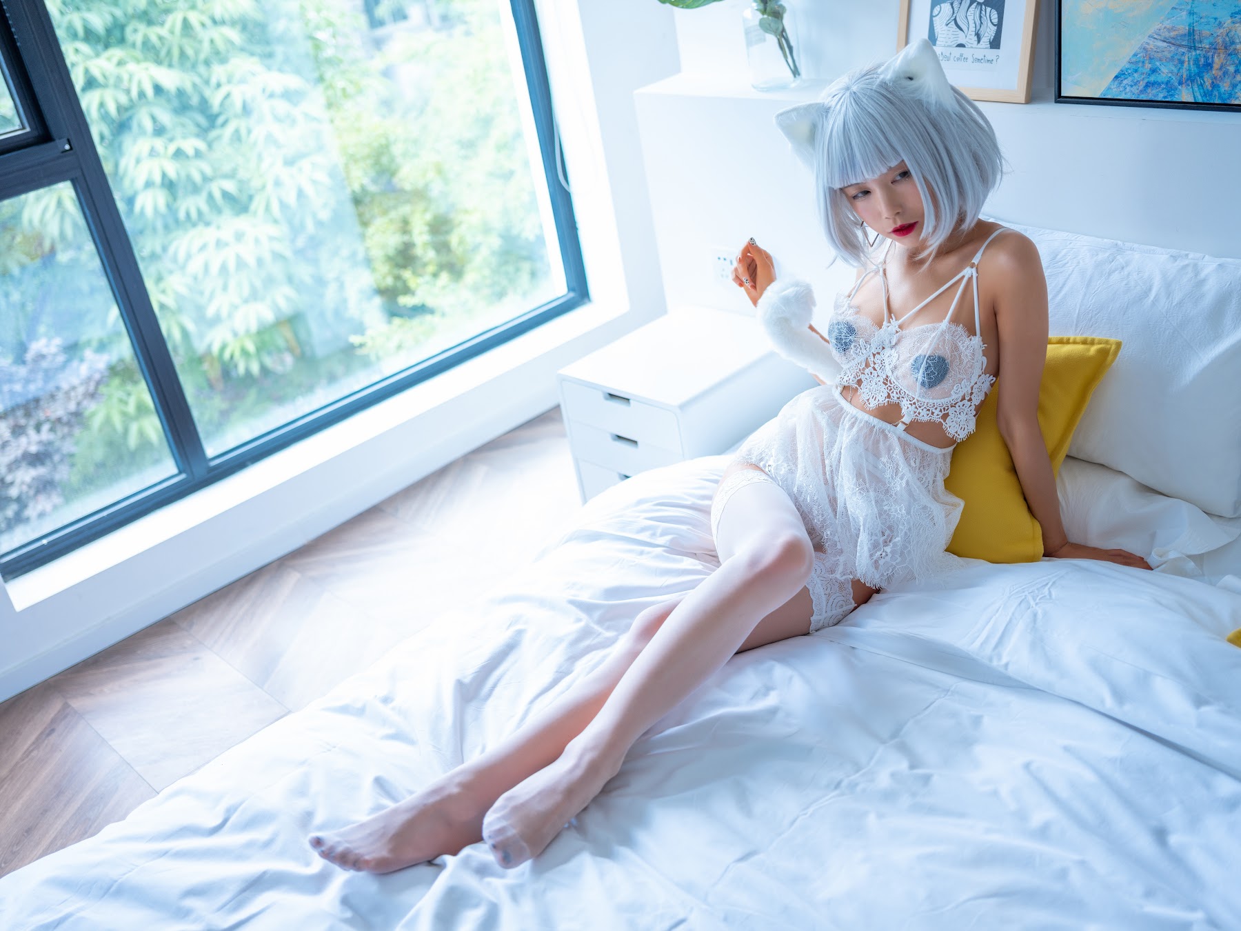 Coser@水淼Aqua Vol.021 白猫 - P13