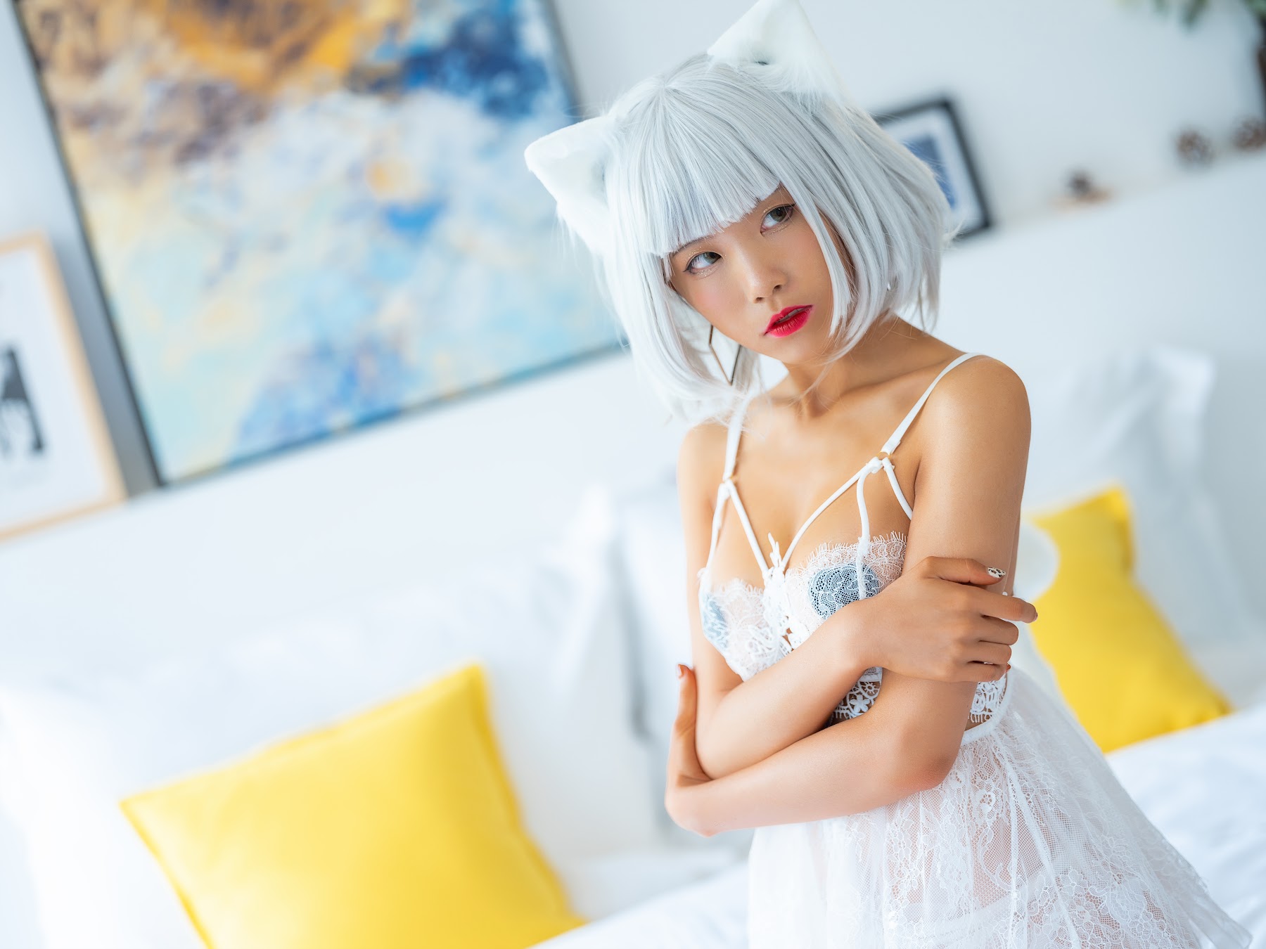 Coser@水淼Aqua Vol.021 白猫 - P23