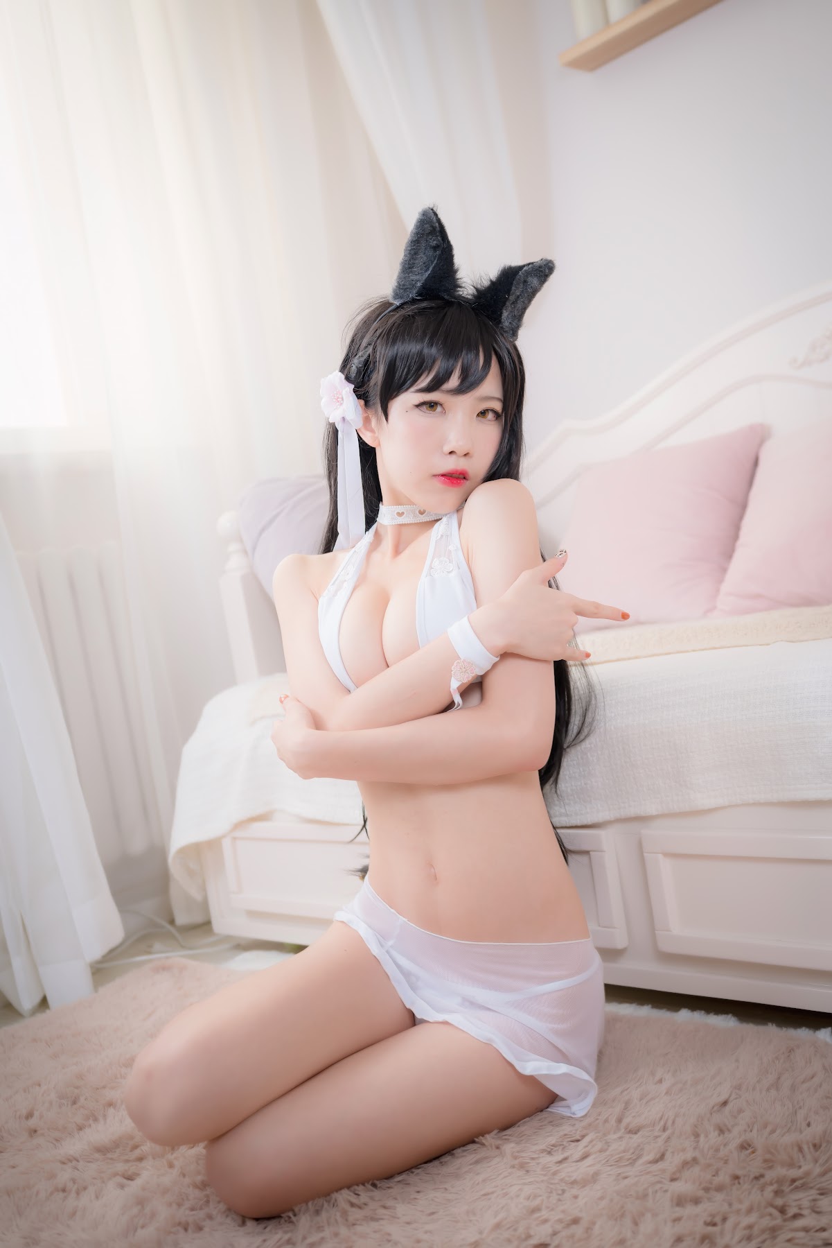Coser@水淼Aqua Vol.016 爱宕犬 水着 - P10