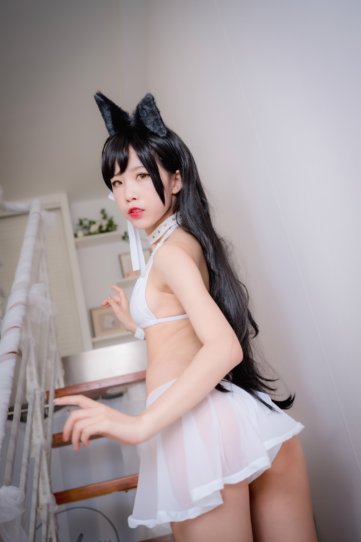 Coser@水淼Aqua Vol.016 爱宕犬 水着 - P13