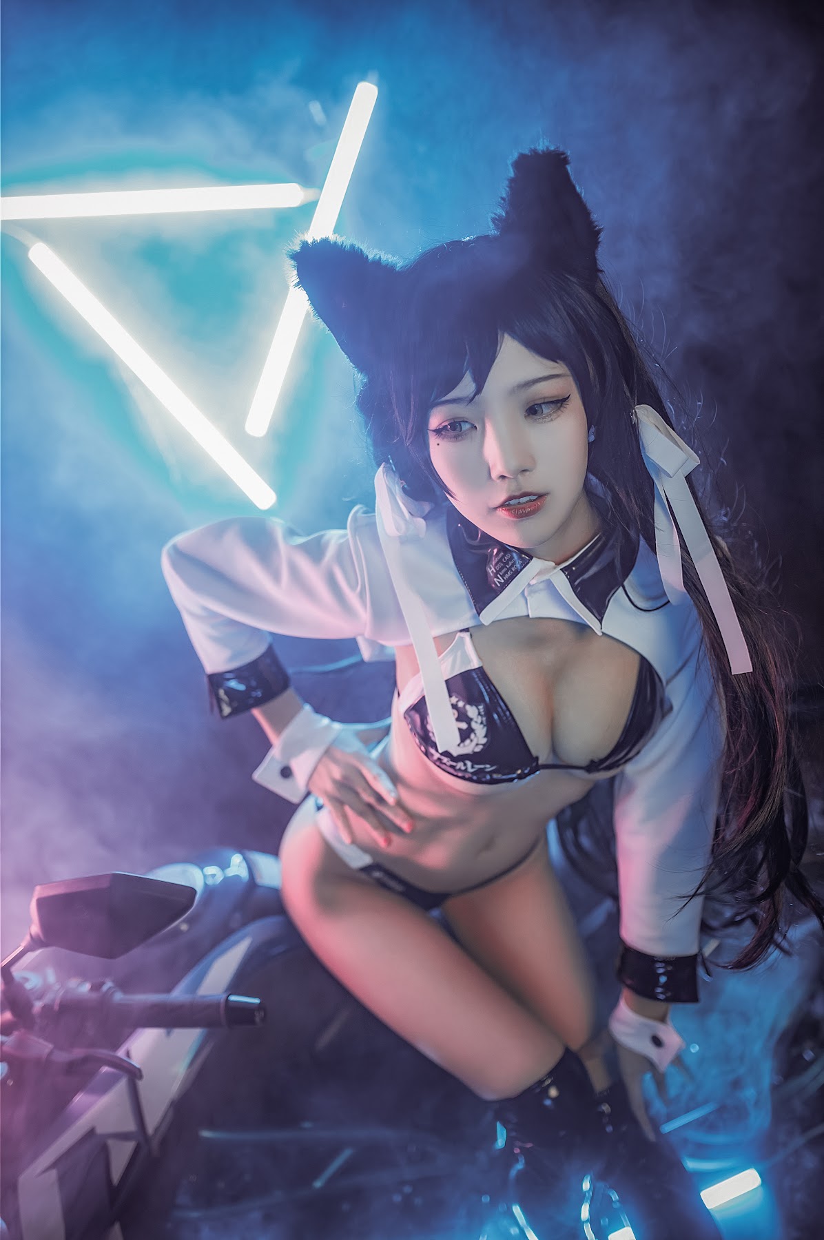 Coser@水淼Aqua Vol.015 爱宕犬 机车 - P17