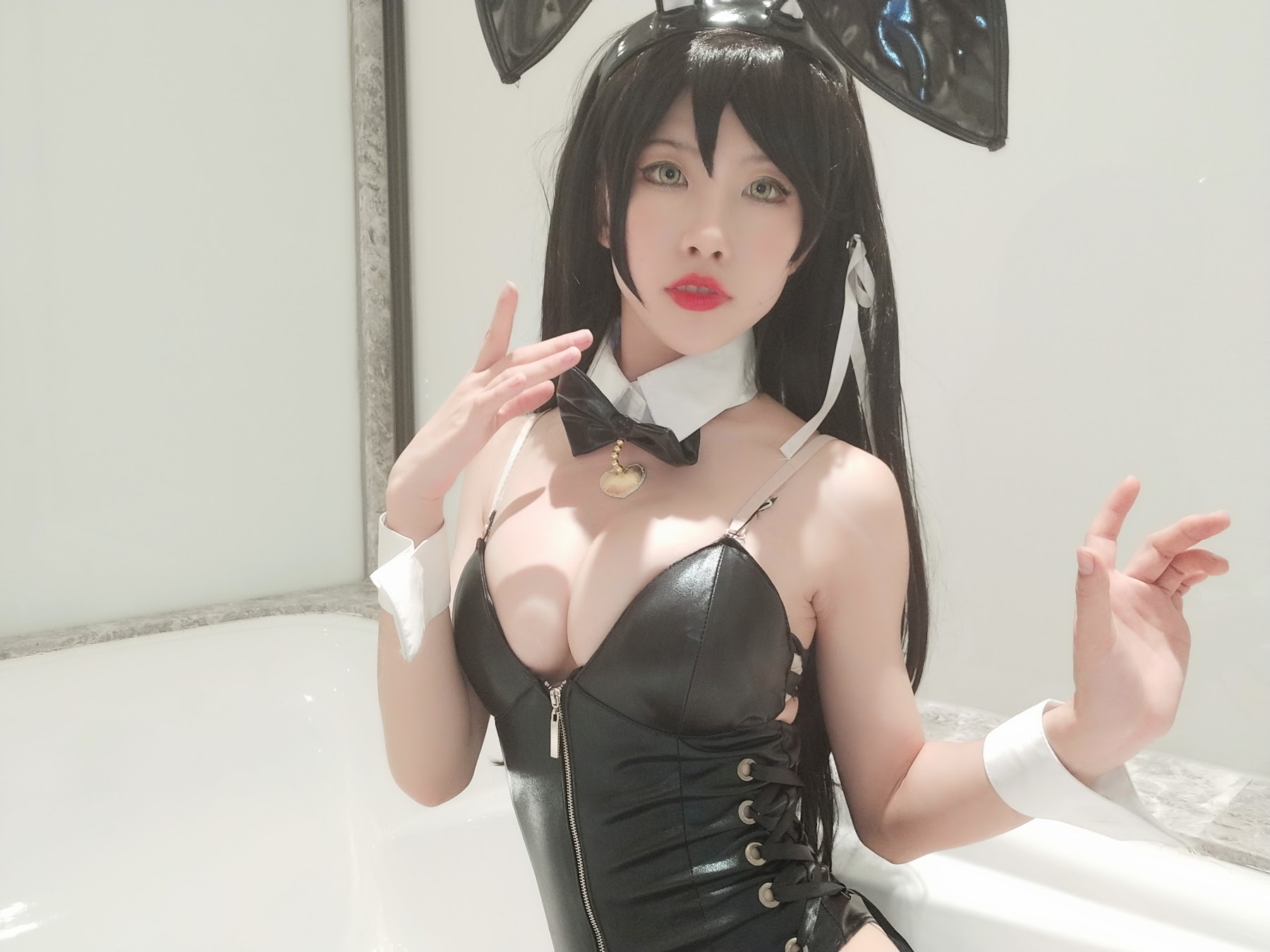 Coser@水淼Aqua Vol.014 爱宕犬 兔女郎 - P24