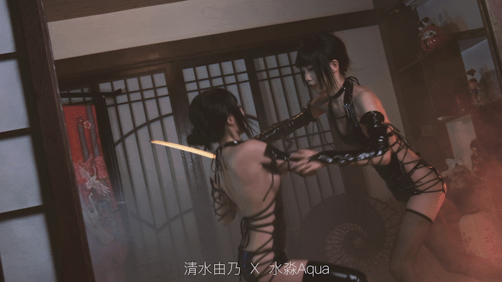 Coser@水淼Aqua Vol.013 清水&水淼 忍者双人 - P39