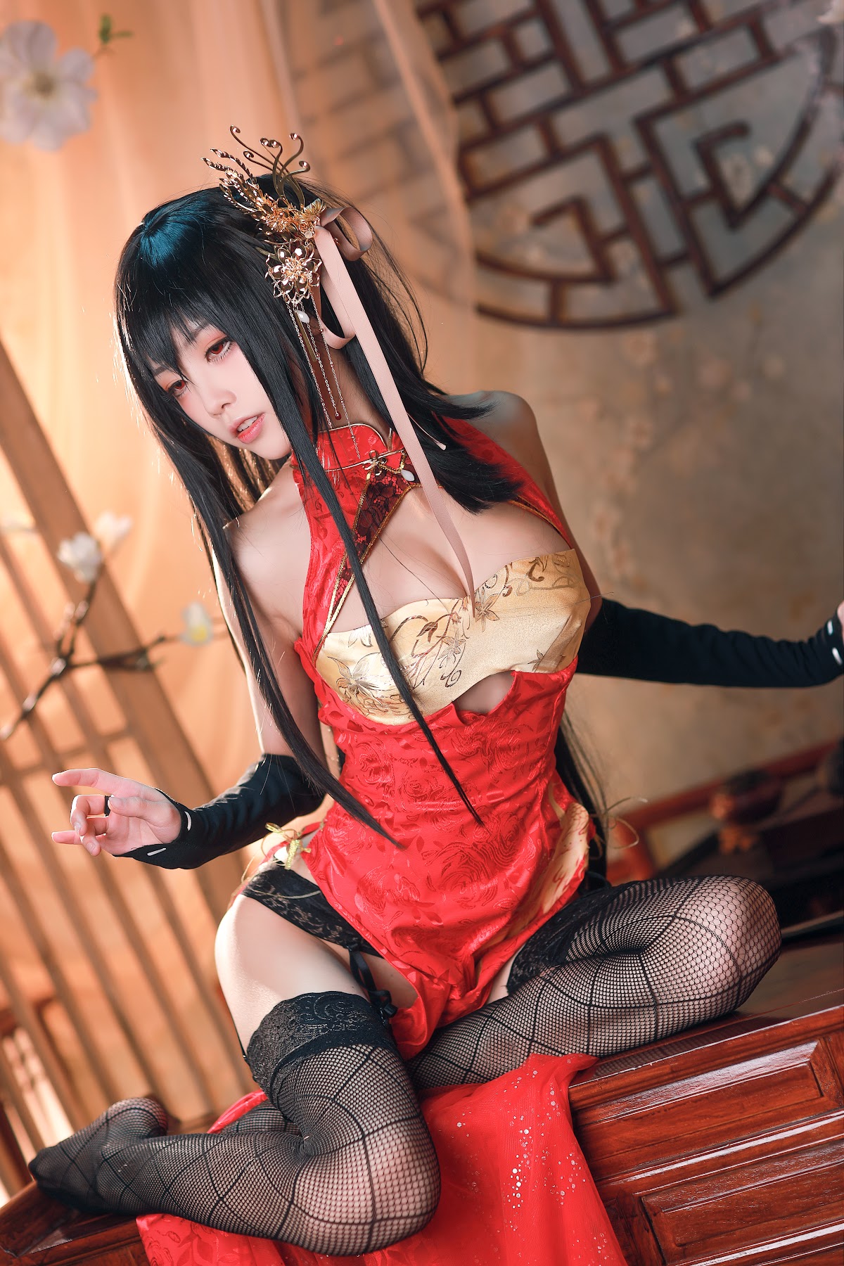 Coser@水淼Aqua Vol.008 大鳳 旗袍 - P19