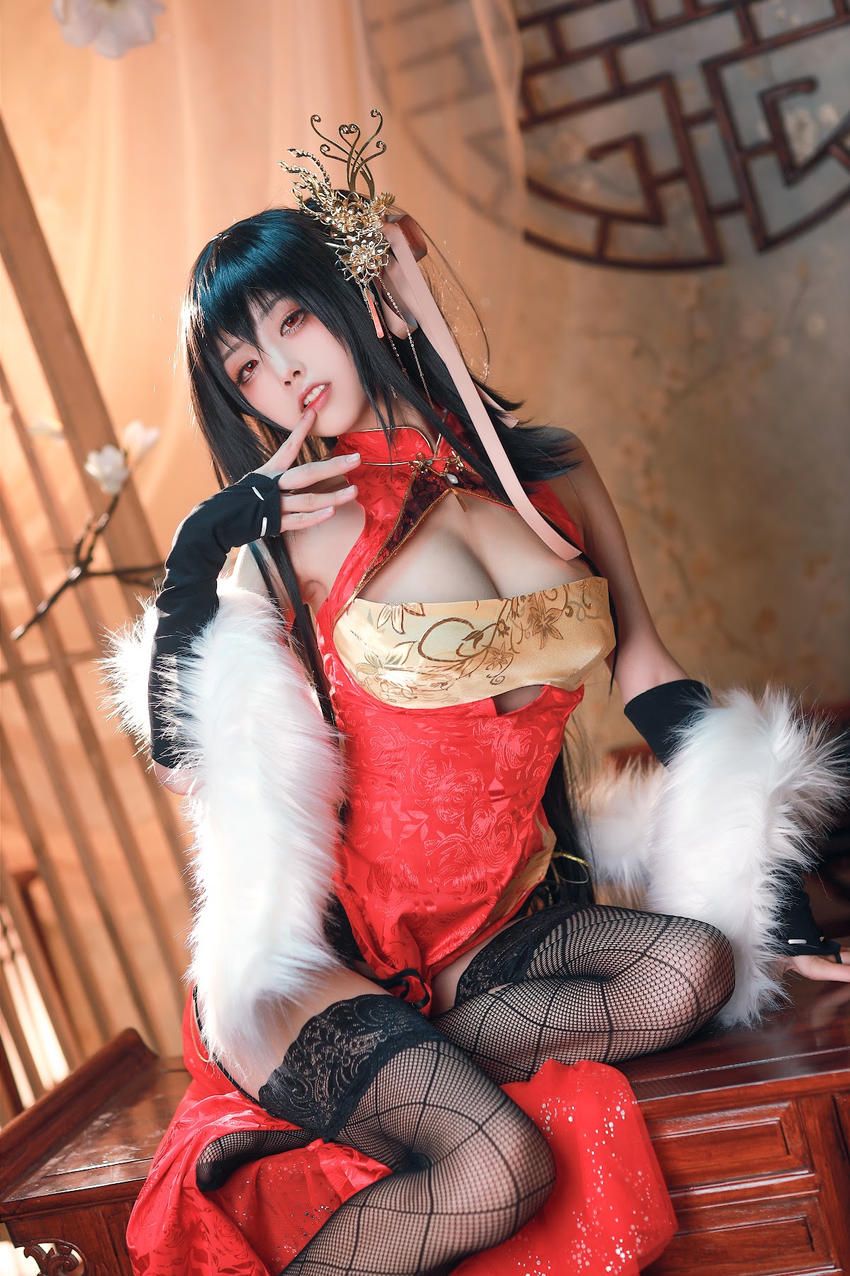 Coser@水淼Aqua Vol.008 大鳳 旗袍 - P21