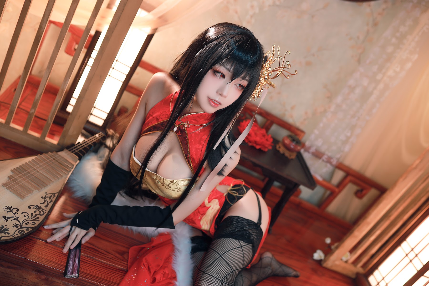 Coser@水淼Aqua Vol.008 大鳳 旗袍 - P33