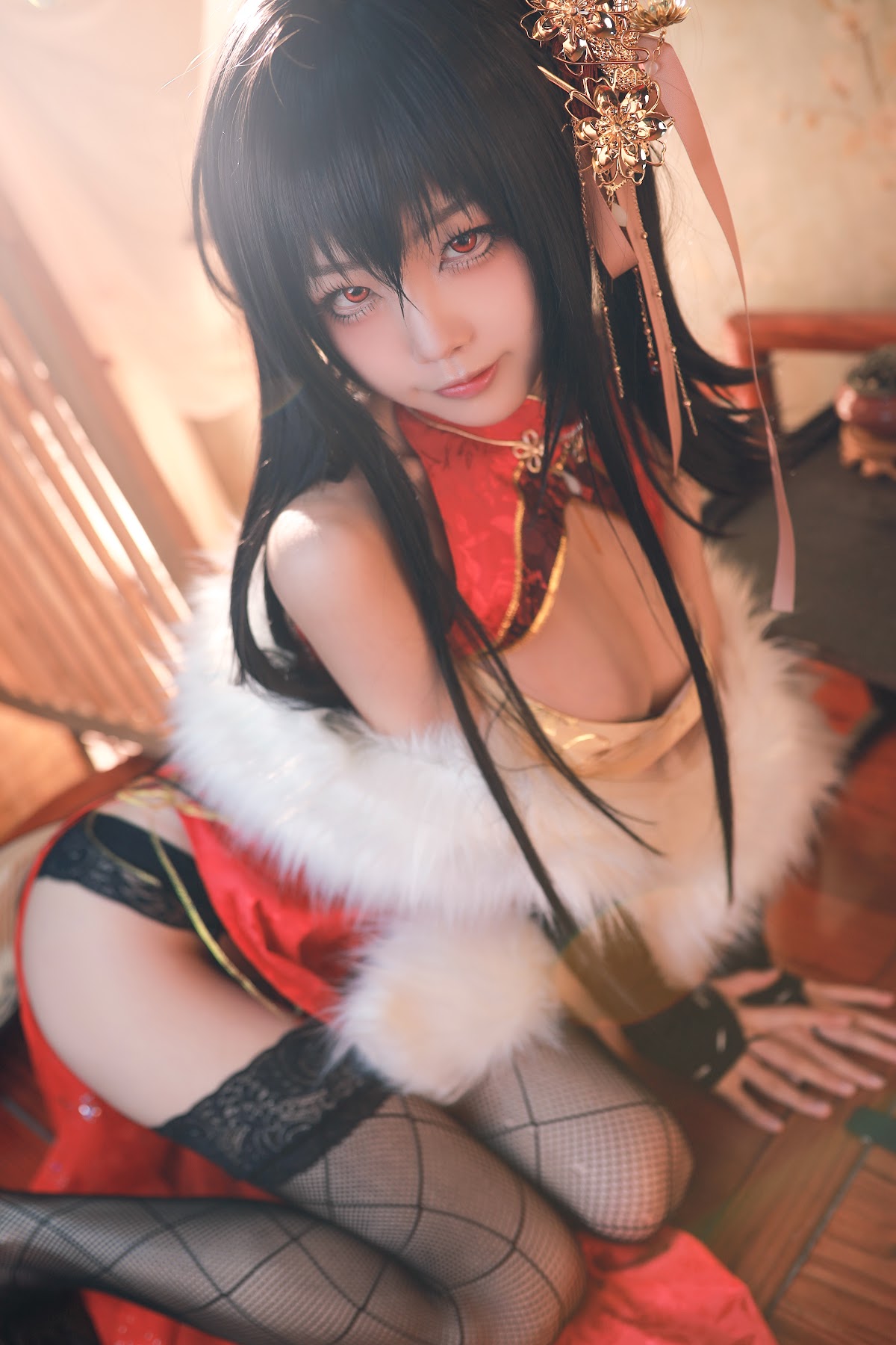 Coser@水淼Aqua Vol.008 大鳳 旗袍 - P34