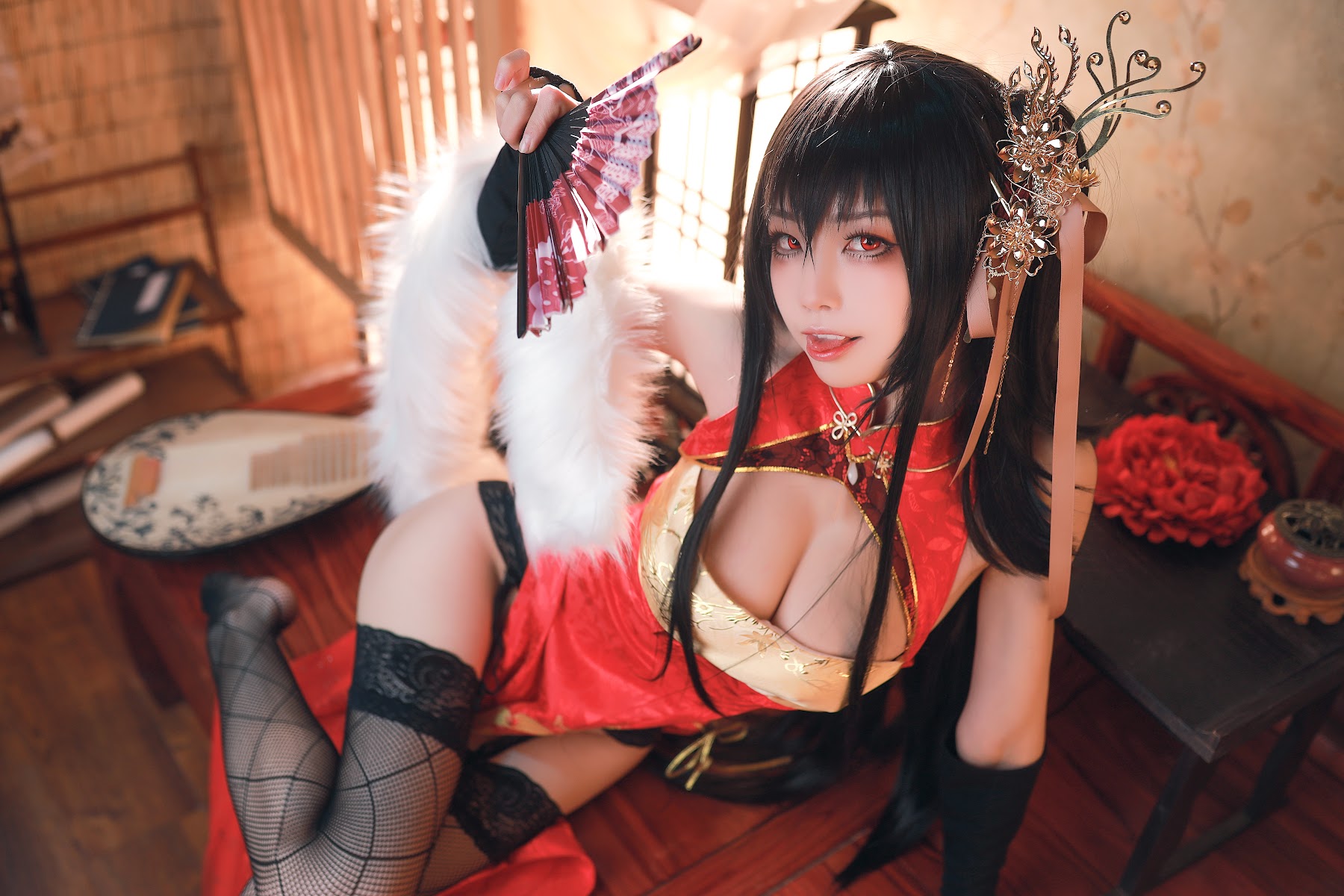 Coser@水淼Aqua Vol.008 大鳳 旗袍 - P35