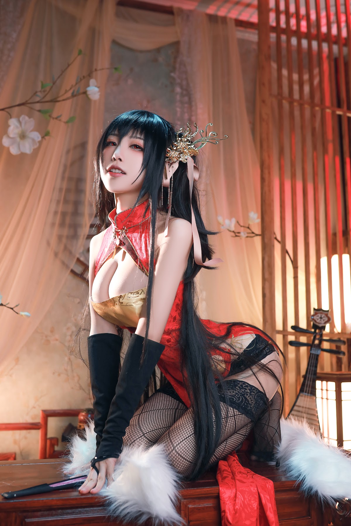 Coser@水淼Aqua Vol.008 大鳳 旗袍 - P36