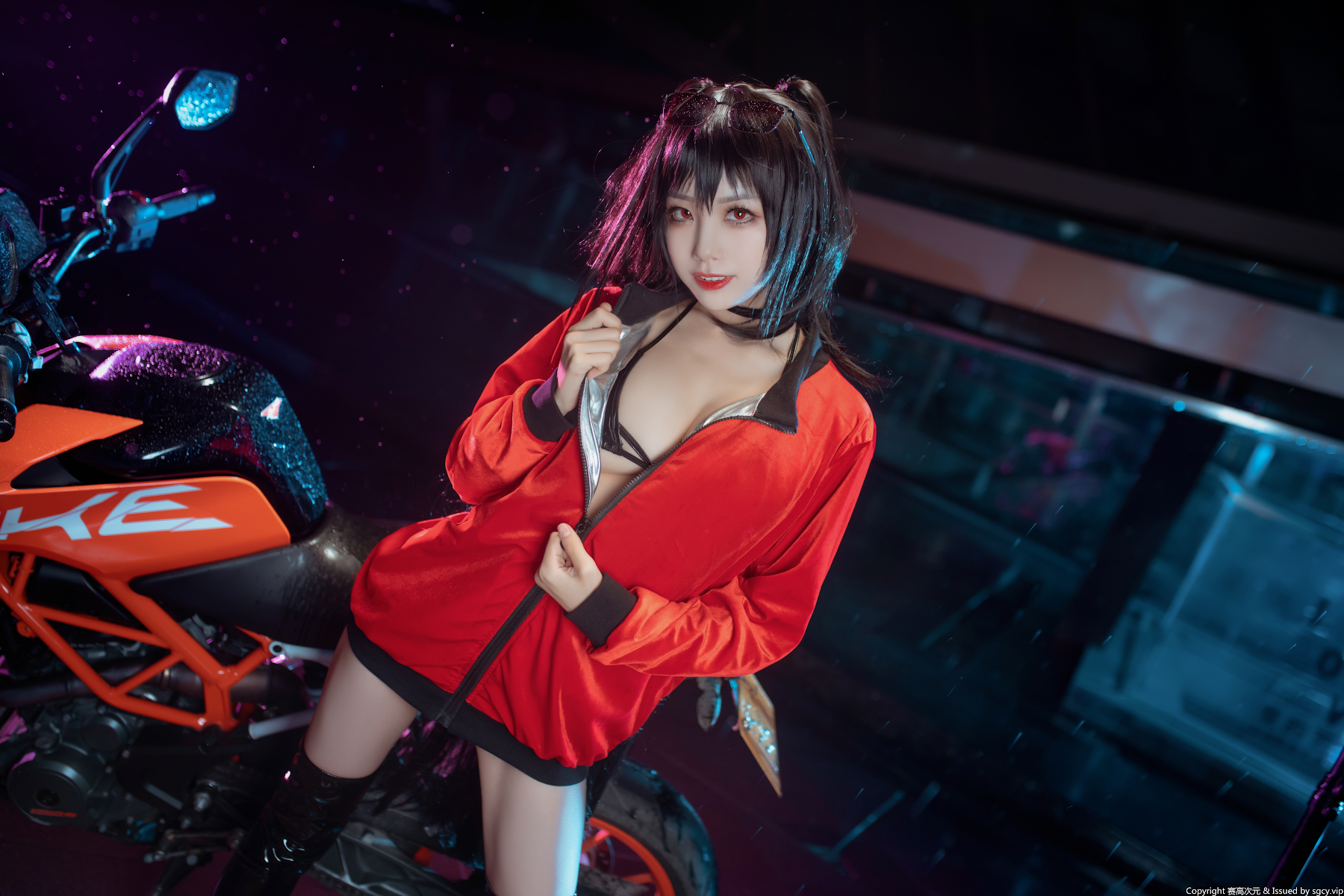 Coser@水淼Aqua Vol.007 大凤机车少女 - P1