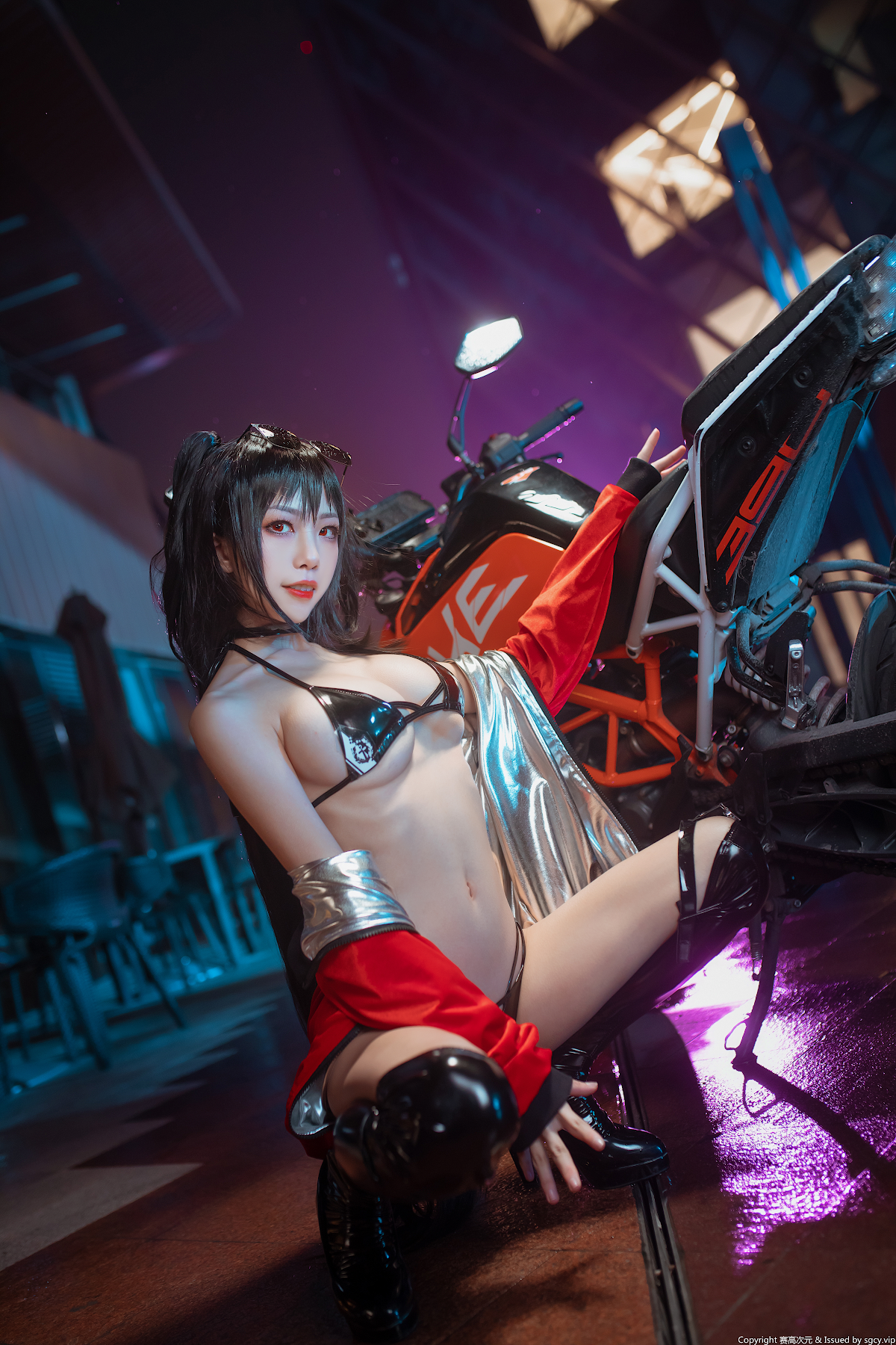 Coser@水淼Aqua Vol.007 大凤机车少女 - P3