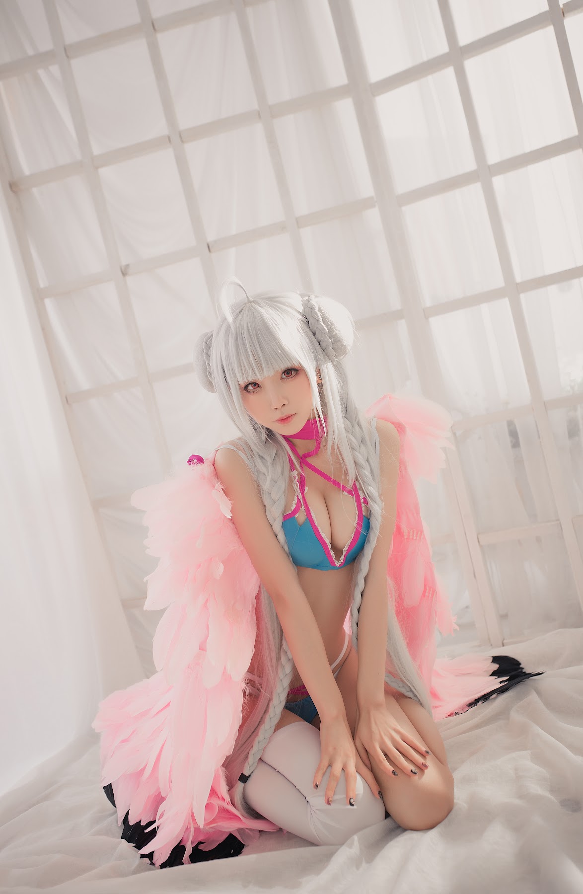 Coser@水淼Aqua Vol.004 可畏 水着 - P1