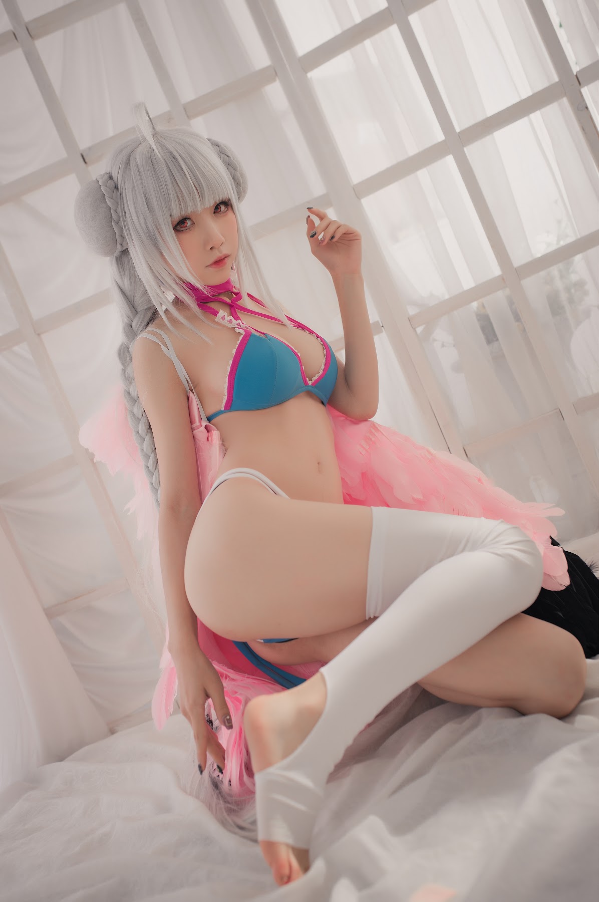 Coser@水淼Aqua Vol.004 可畏 水着 - P28