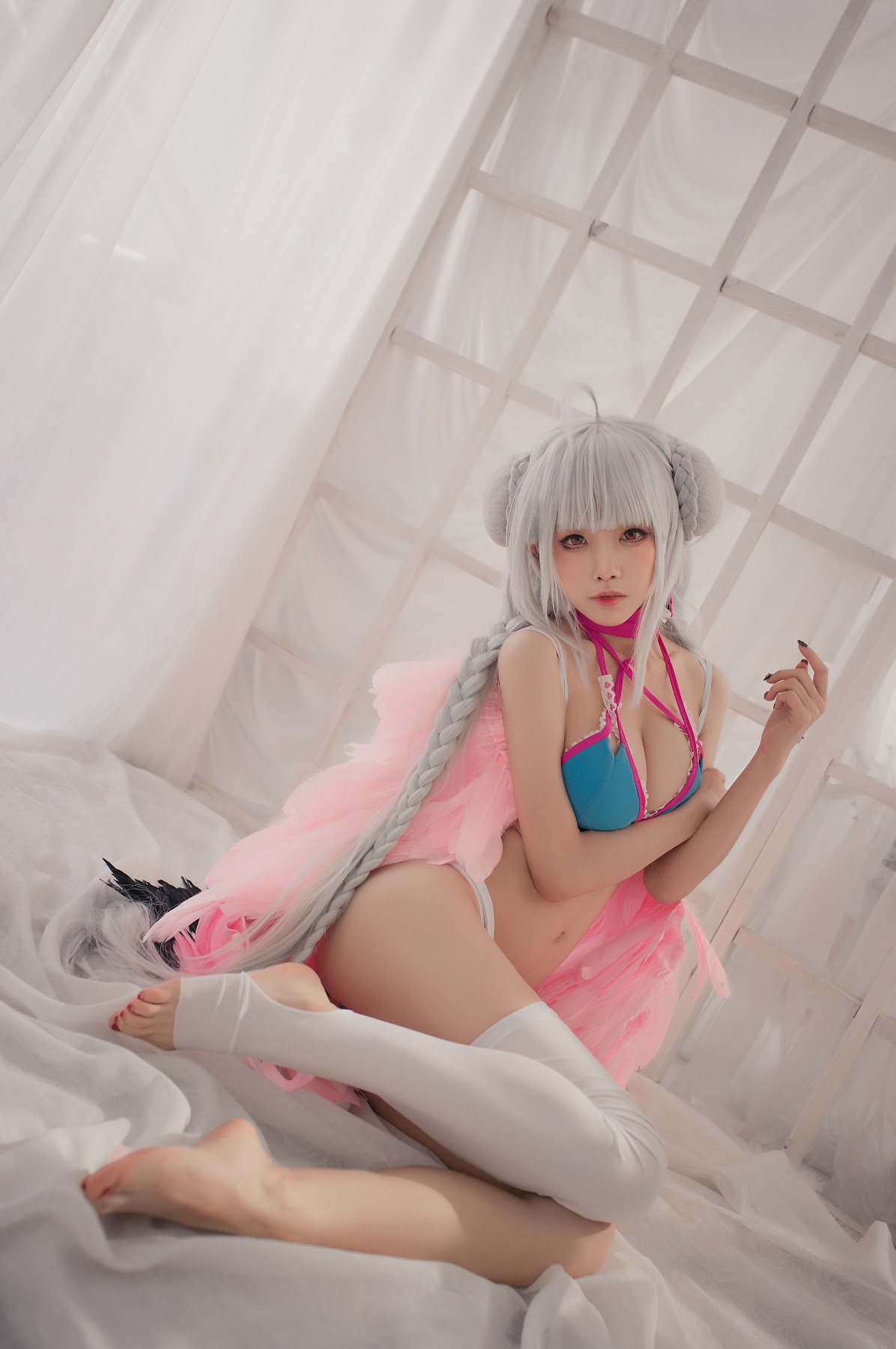 Coser@水淼Aqua Vol.004 可畏 水着 - P3