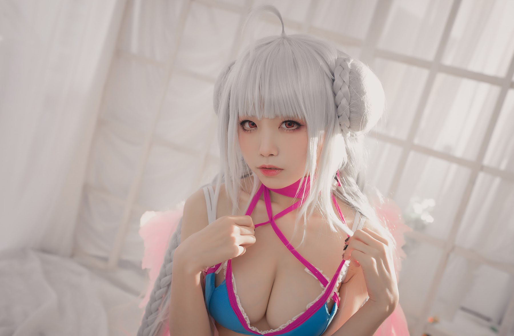 Coser@水淼Aqua Vol.004 可畏 水着 - P8