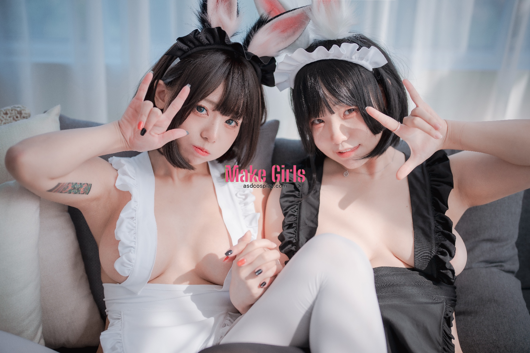 DJAWA Photo – Maruemon (마루에몽) & Mimmi (밈미) – Maid Mansion W² - P97