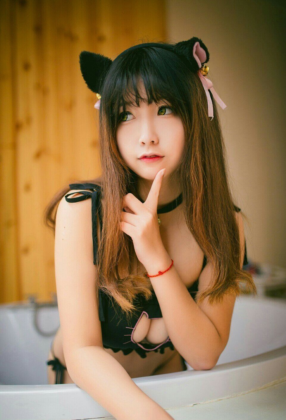 Coser@Mao Jiu Jiang Sakura (猫九酱Sakura) – COS制服诱惑私拍 - P21