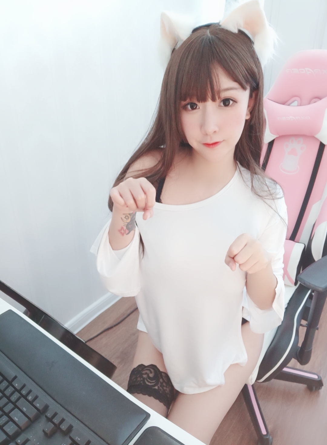 Coser@Mao Jiu Jiang Sakura (猫九酱Sakura) – 居家女友猫 - P5