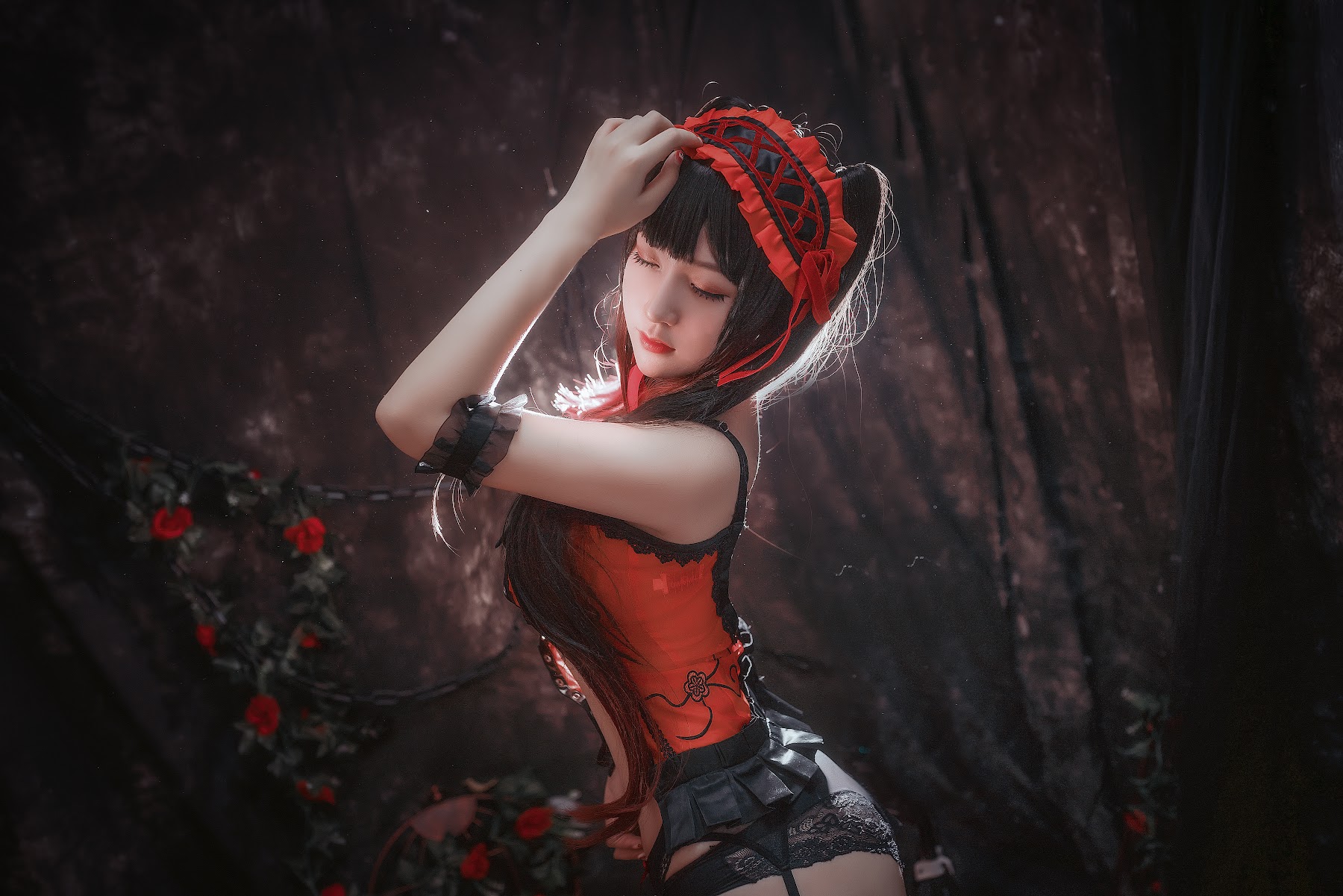 Coser@Mao Jiu Jiang Sakura (猫九酱Sakura) – 狂三内衣 - P14