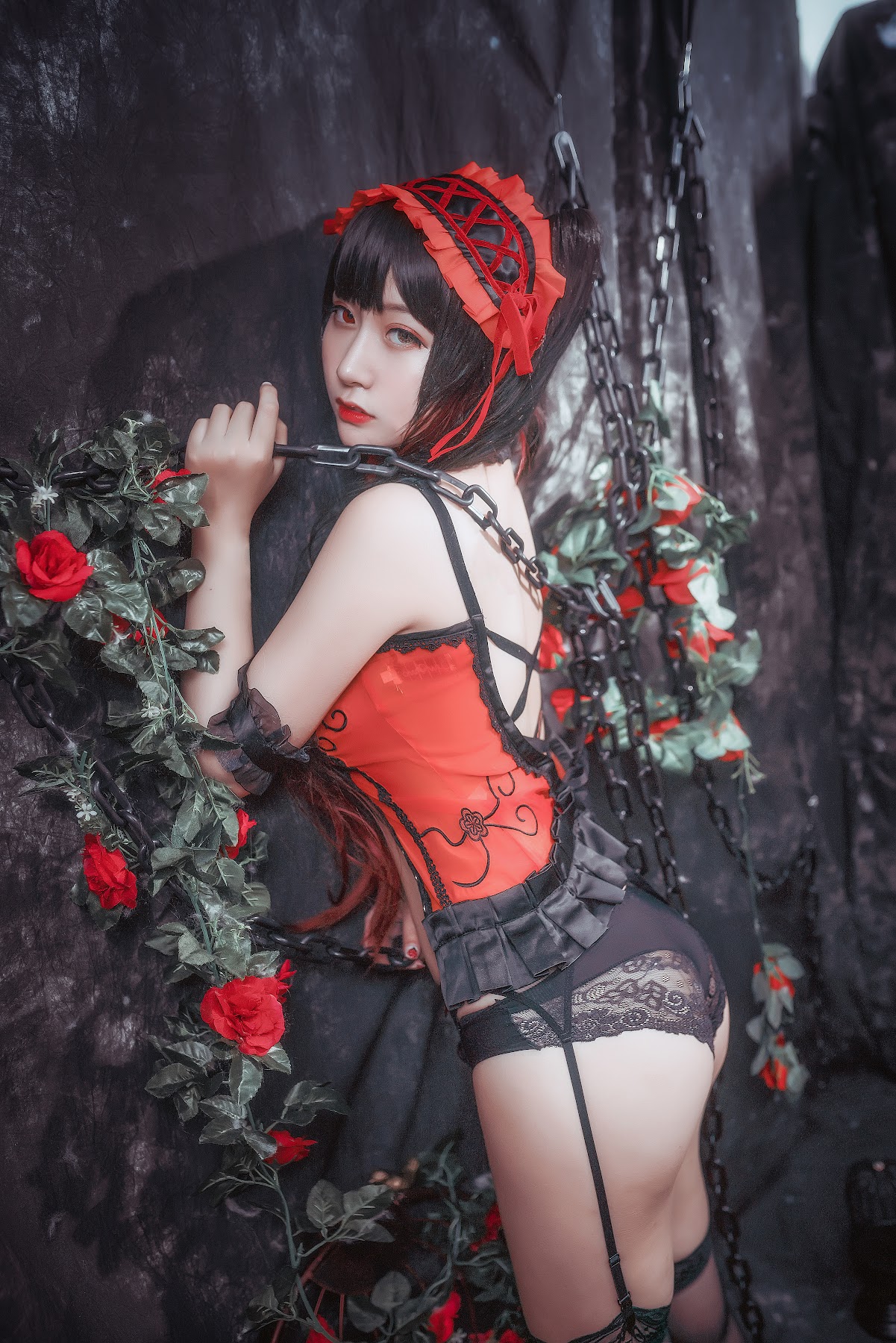 Coser@Mao Jiu Jiang Sakura (猫九酱Sakura) – 狂三内衣 - P5