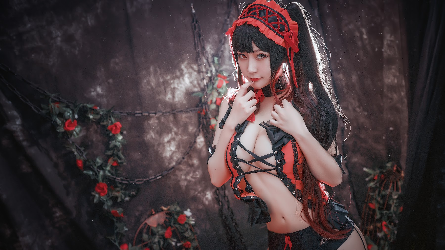 Coser@Mao Jiu Jiang Sakura (猫九酱Sakura) – 狂三内衣 - P6