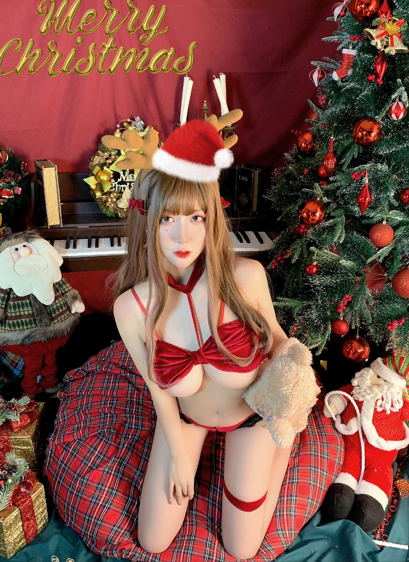 Coser@Mao Jiu Jiang Sakura (猫九酱Sakura) – 猫妹圣诞特辑 - P18